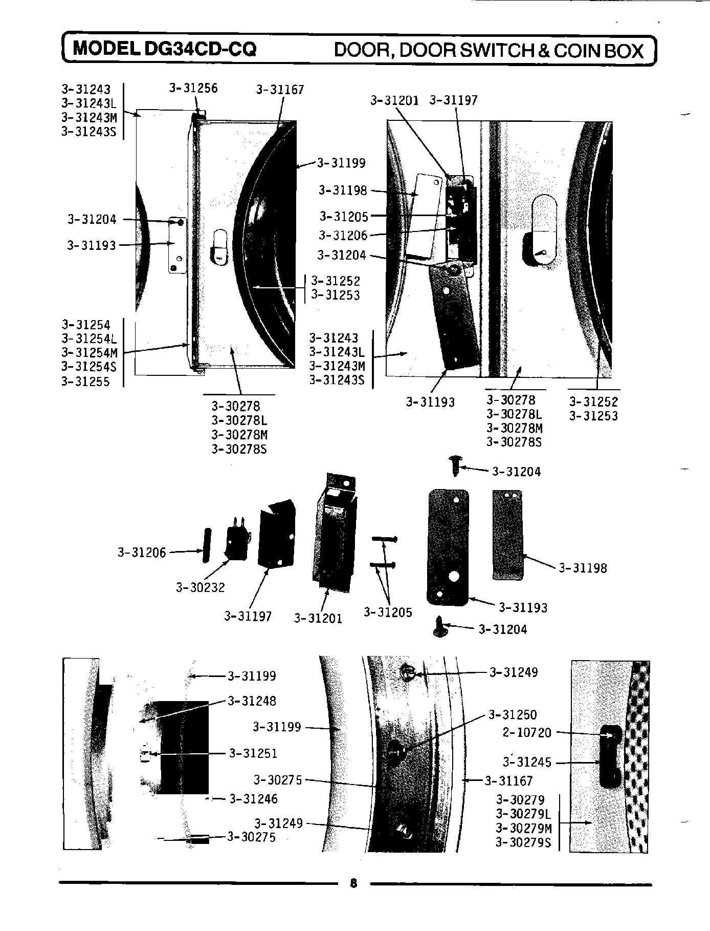 04 - DOOR, DOOR SWITCH, & COIN BOX