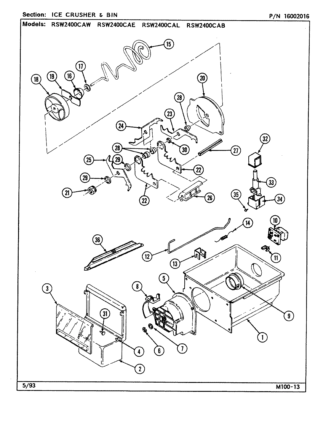 08 - ICE CRUSHER & BIN