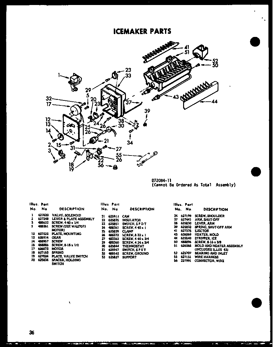 10 - ICEMAKER PARTS