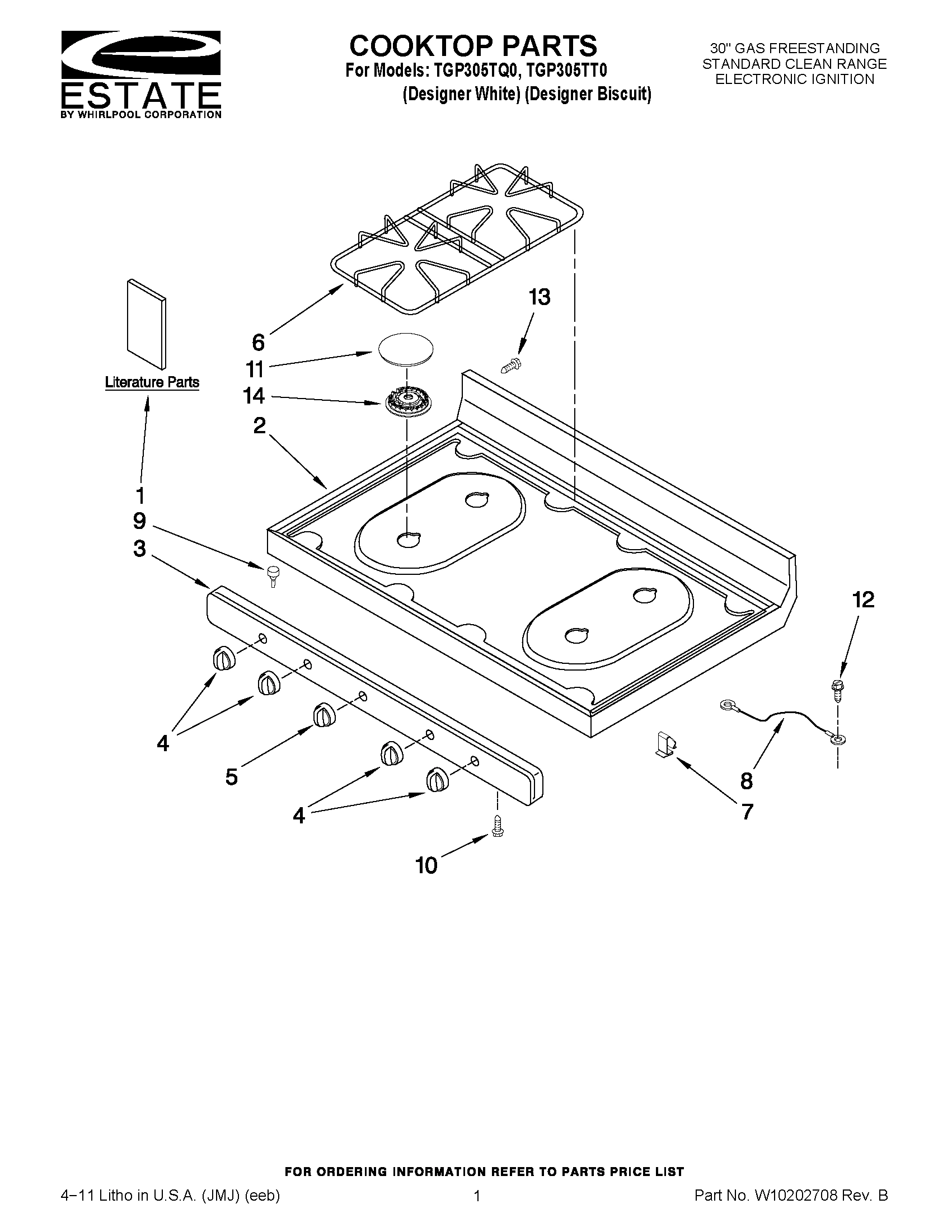01 - COOKTOP PARTS