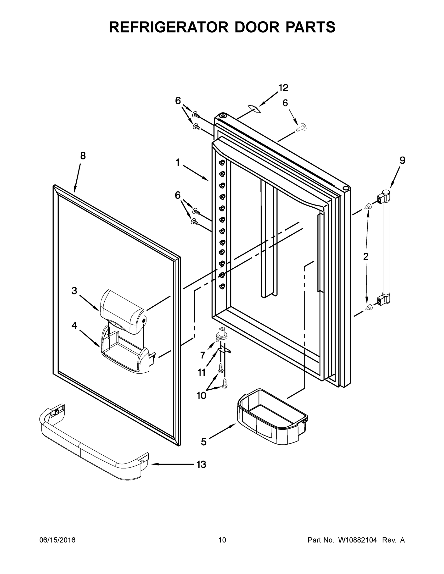 06 - REFRIGERATOR DOOR PARTS