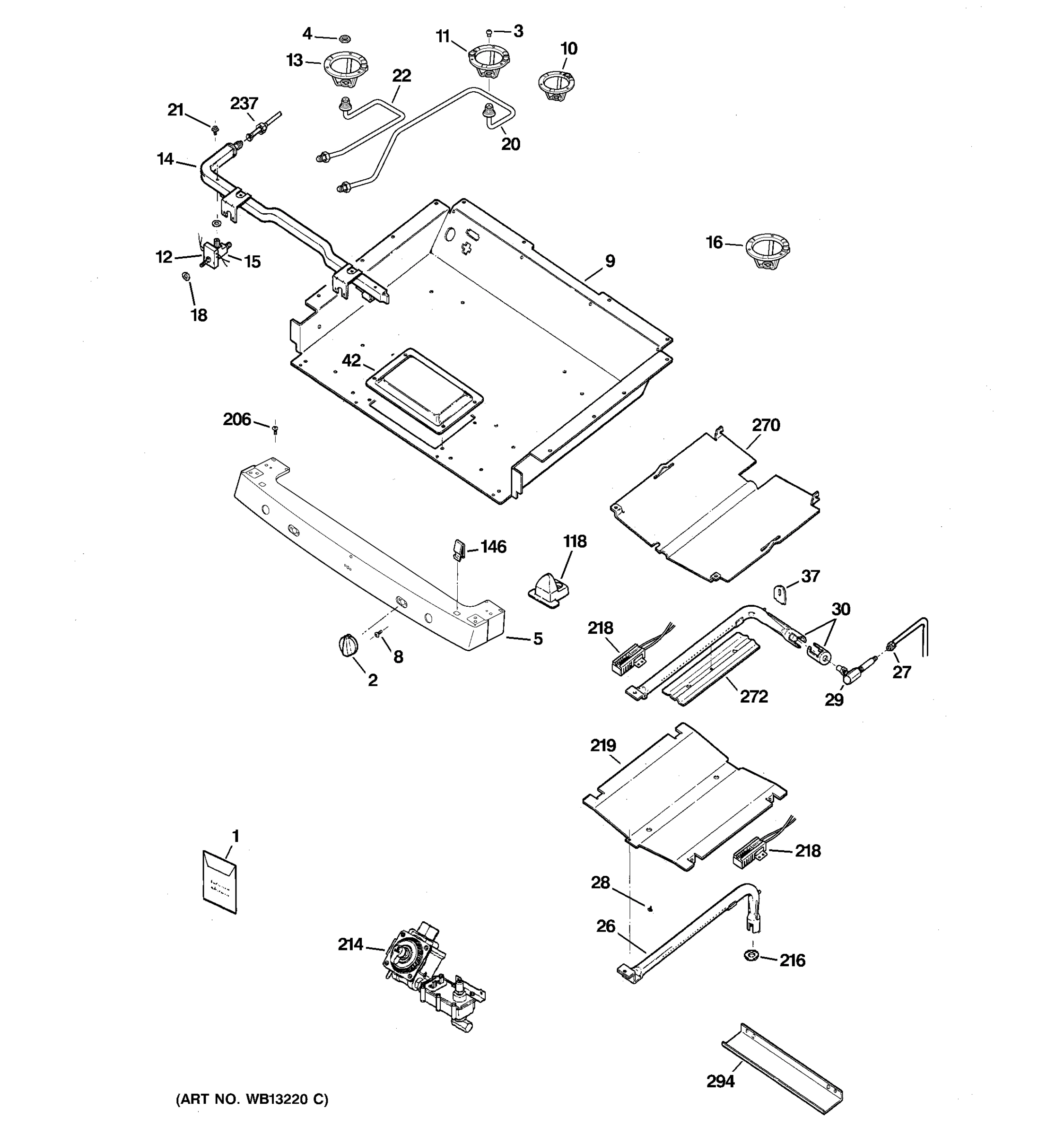 GAS & BURNER PARTS
