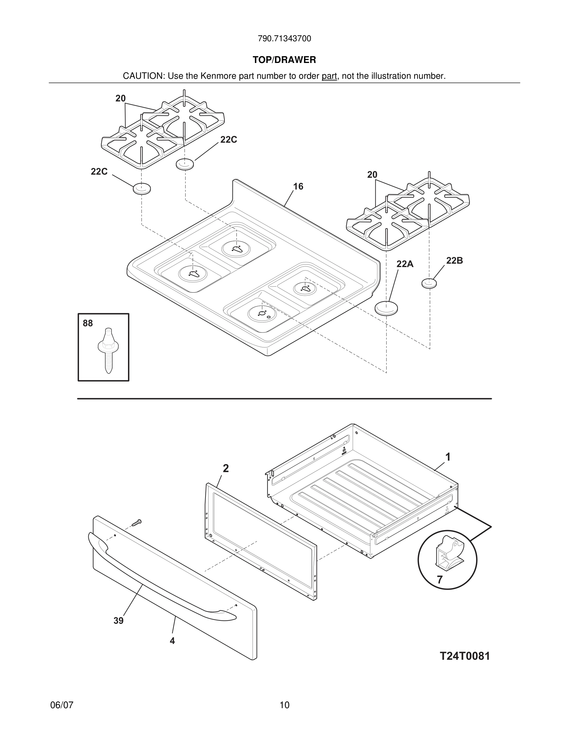 11 - TOP / DRAWER