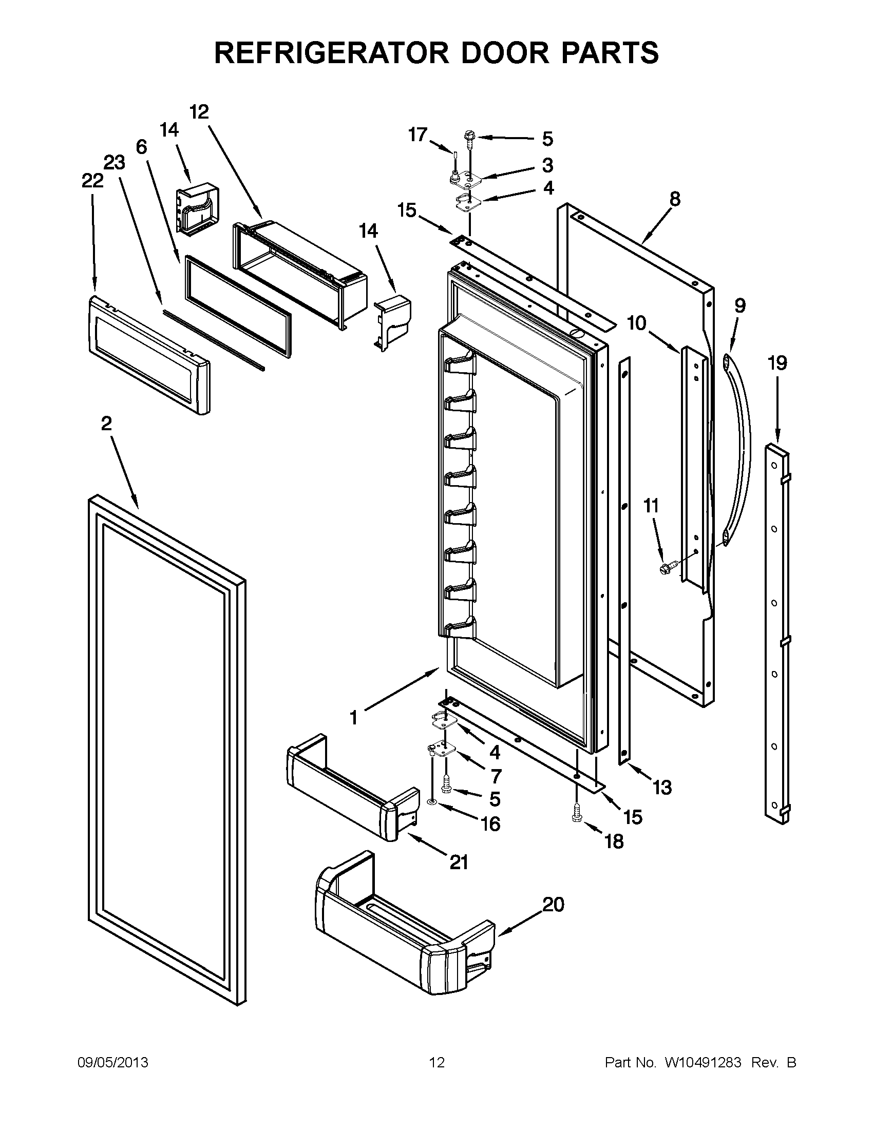 07 - REFRIGERATOR DOOR PARTS