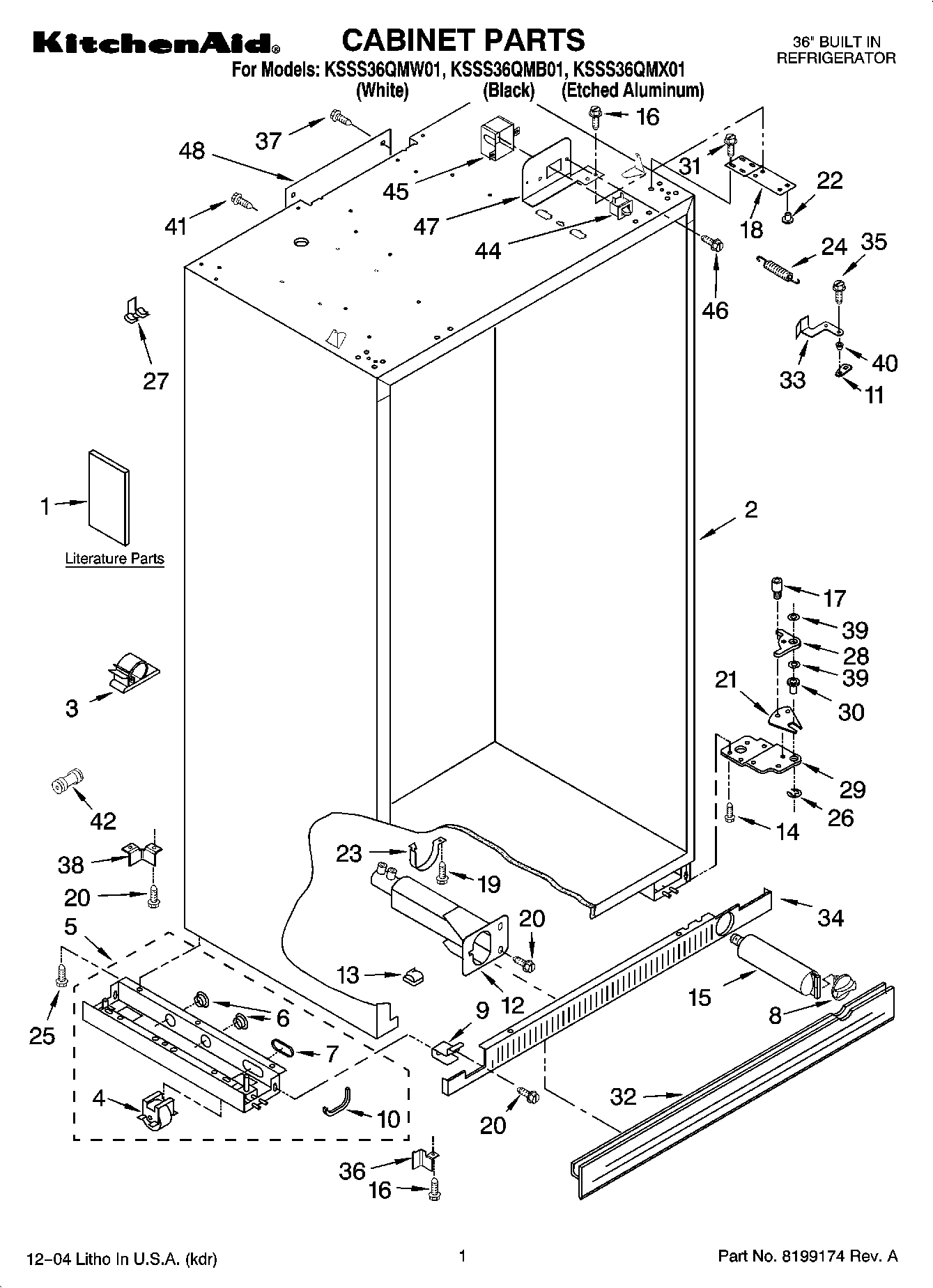 01 - CABINET PARTS
