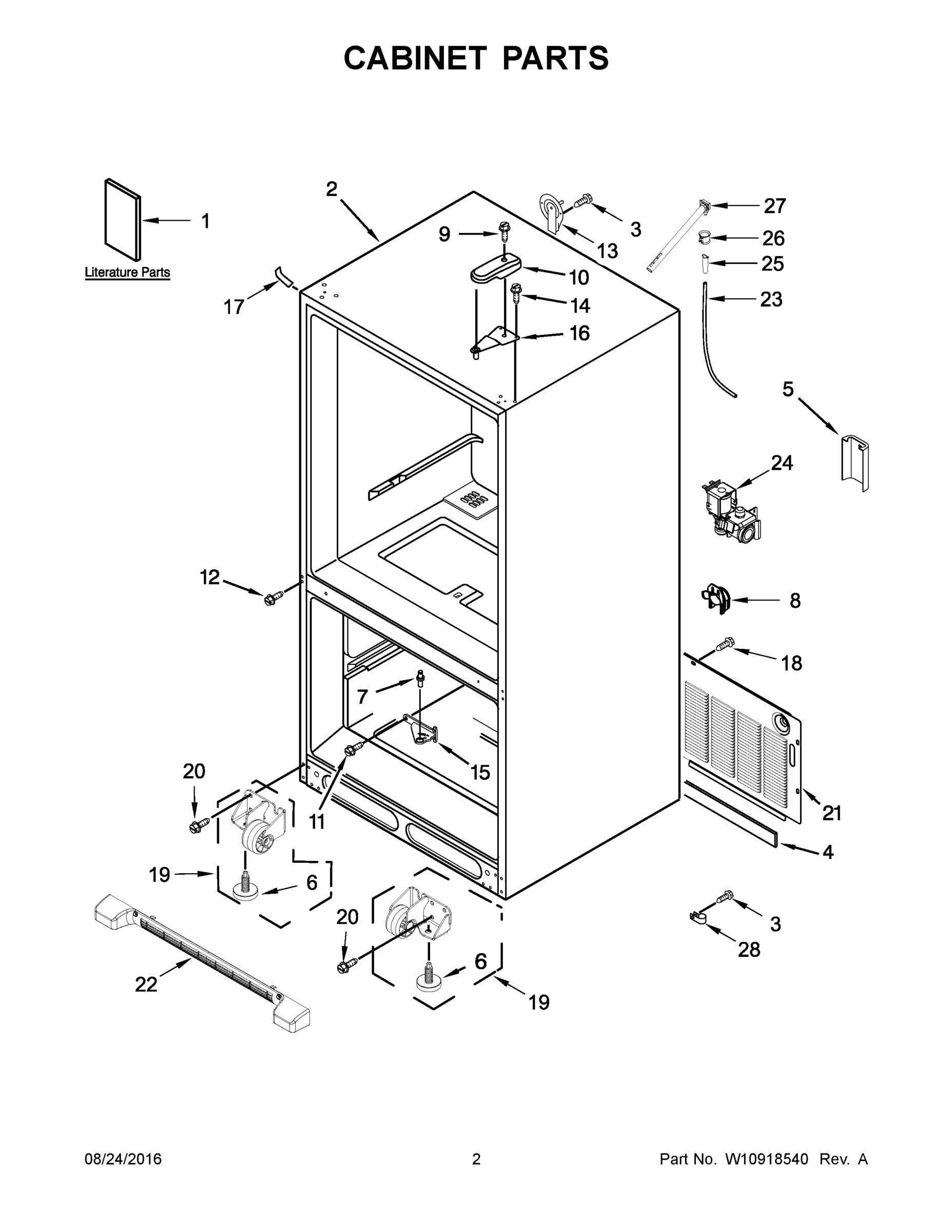 02 - CABINET PARTS