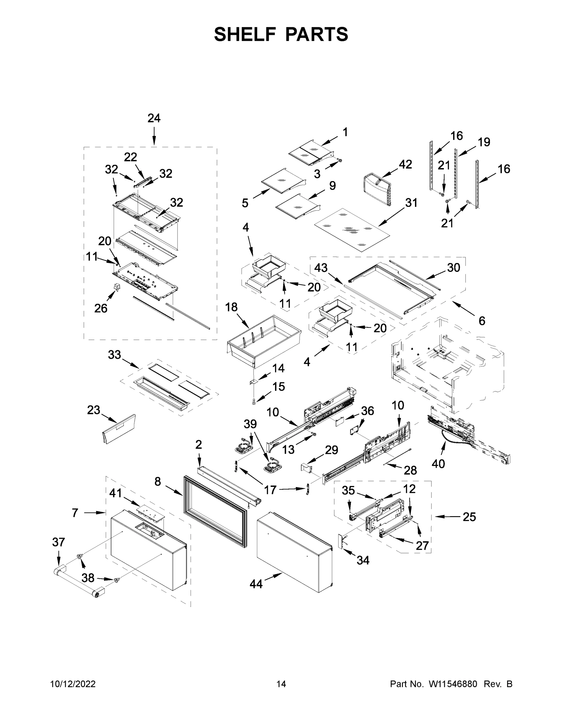 08 - SHELF PARTS