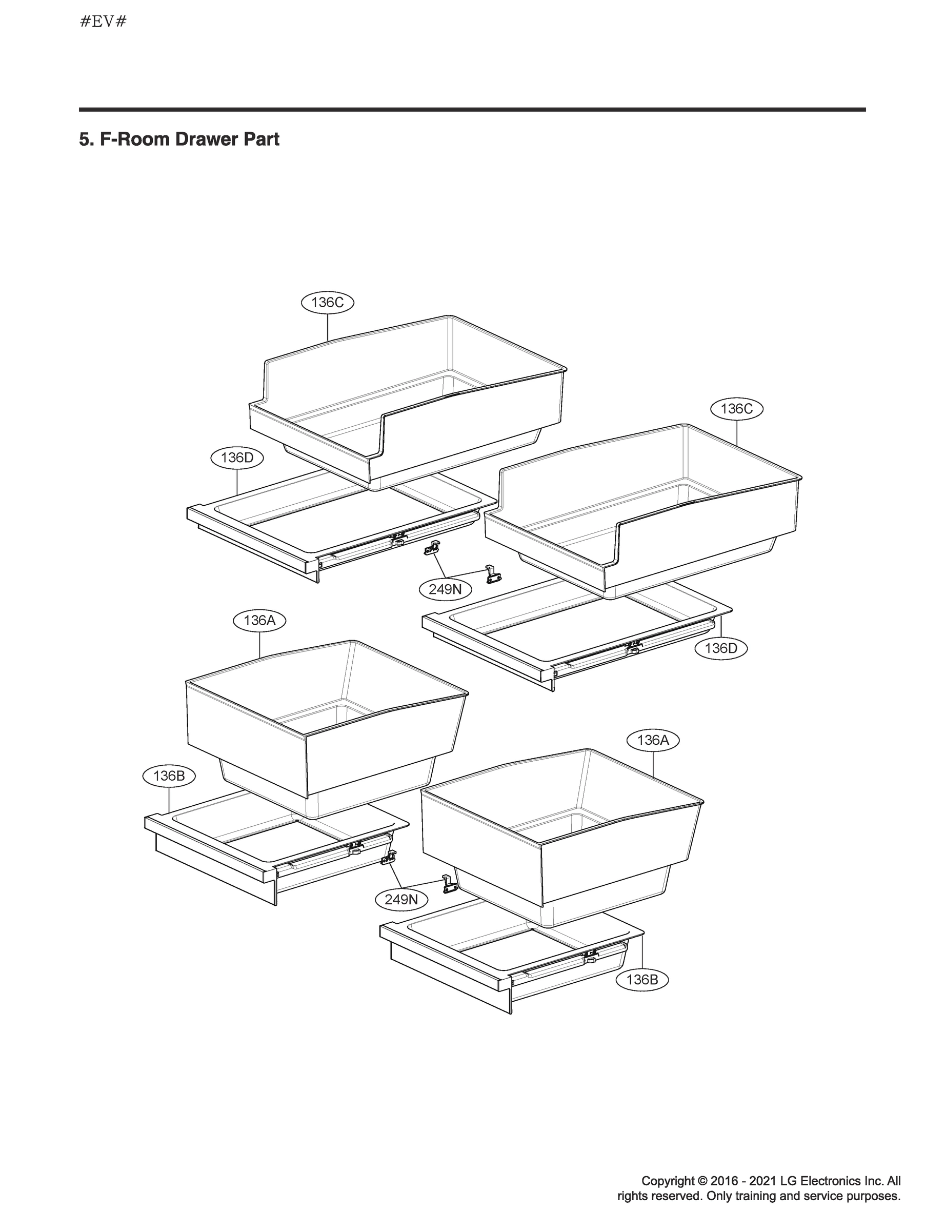 F-ROOM DRAWER PART