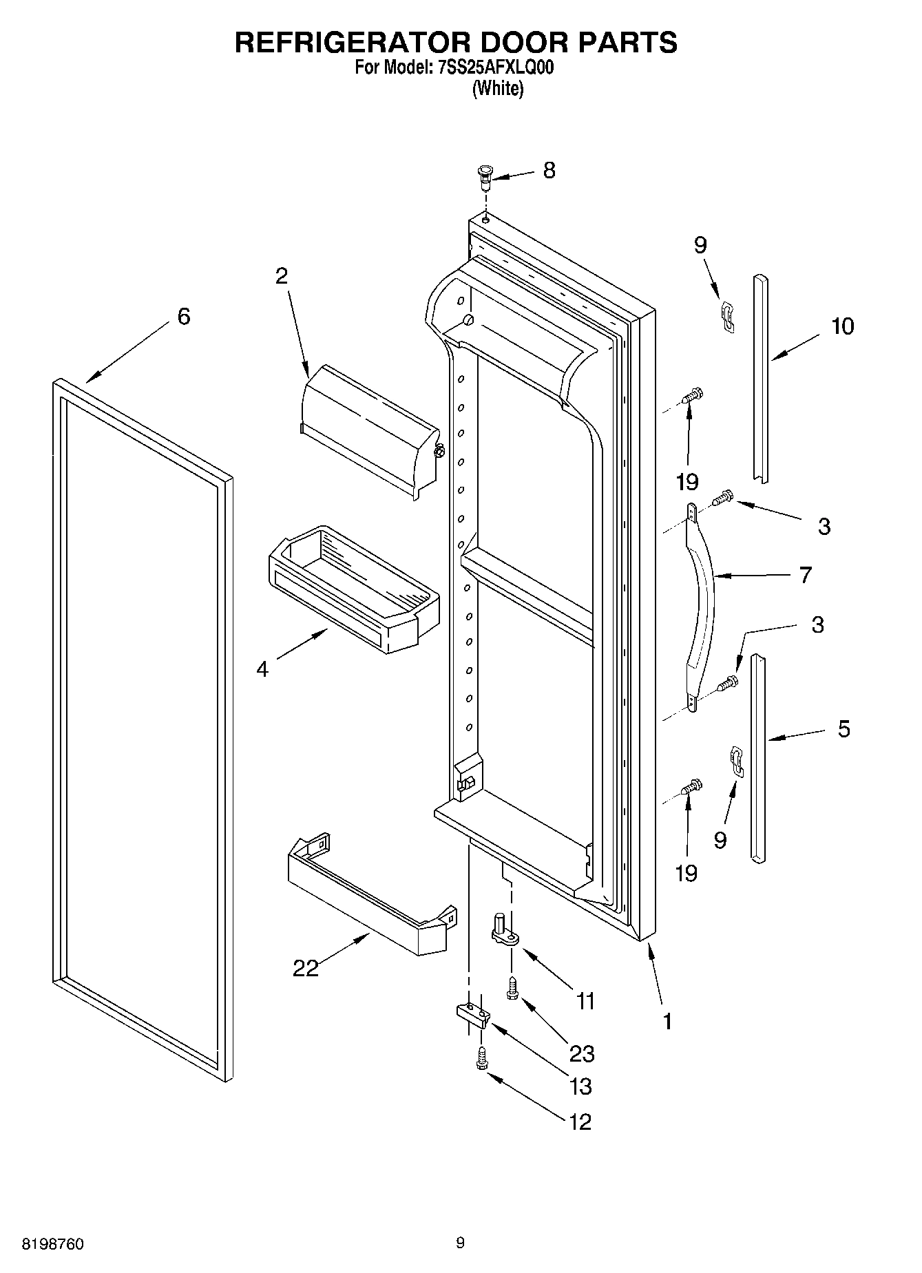 06 - REFRIGERATOR DOOR PARTS