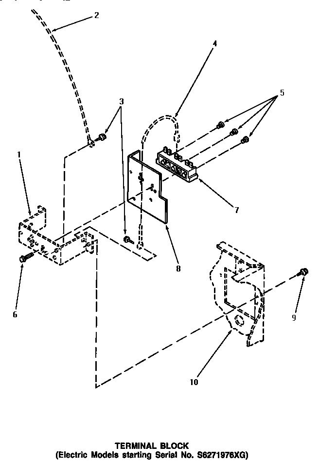 11 - TERMINAL BLOCK (STARTING SN S6271976XG)