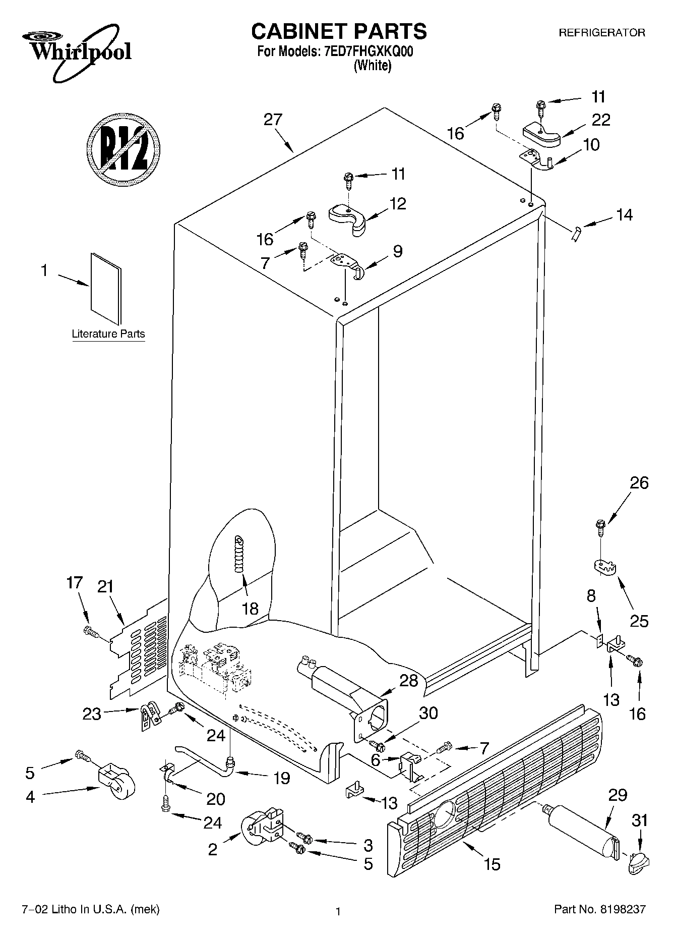 01 - CABINET, LITERATURE
