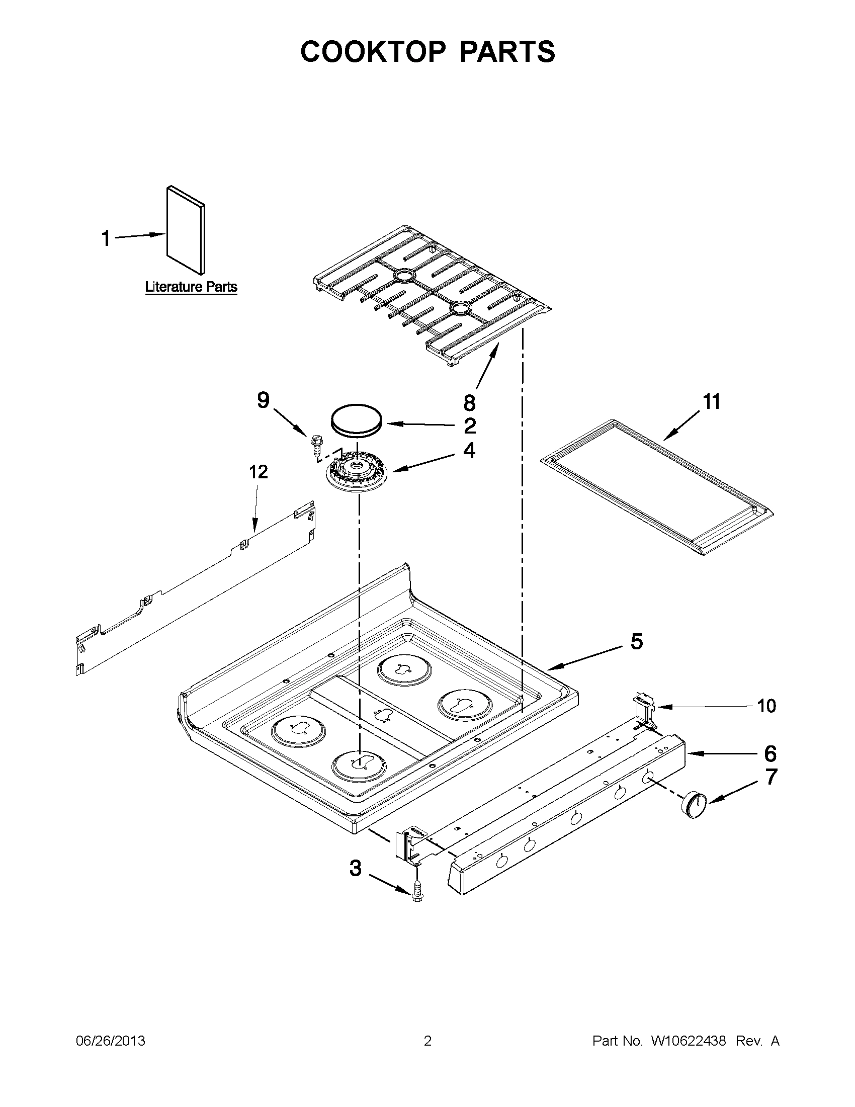 01 - COOKTOP PARTS
