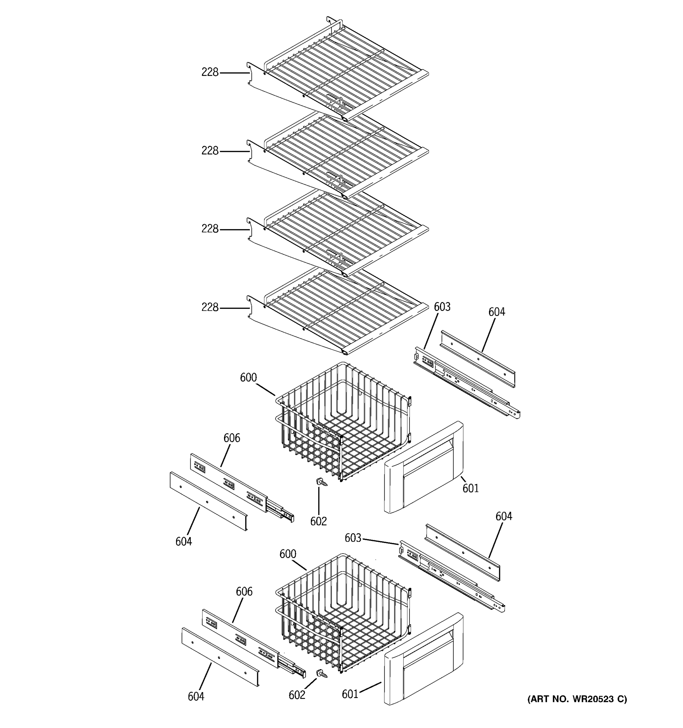 FREEZER SHELVES