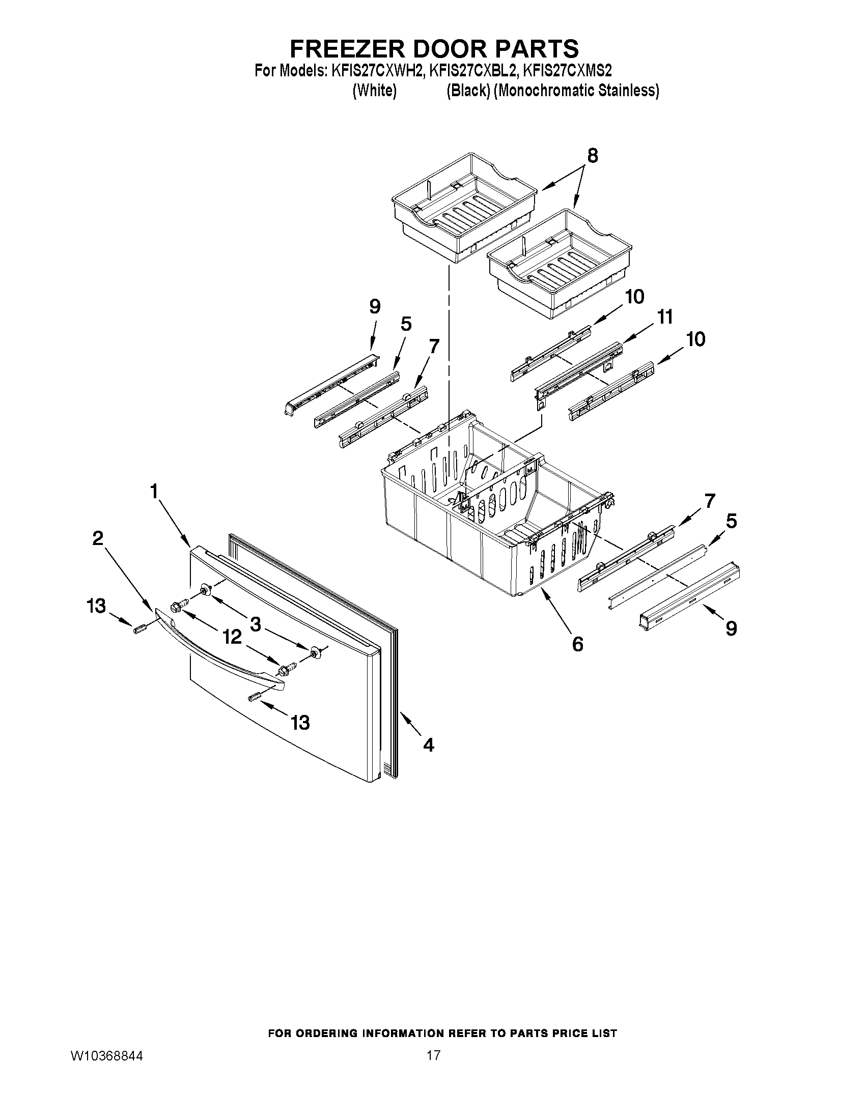 09 - FREEZER DOOR PARTS