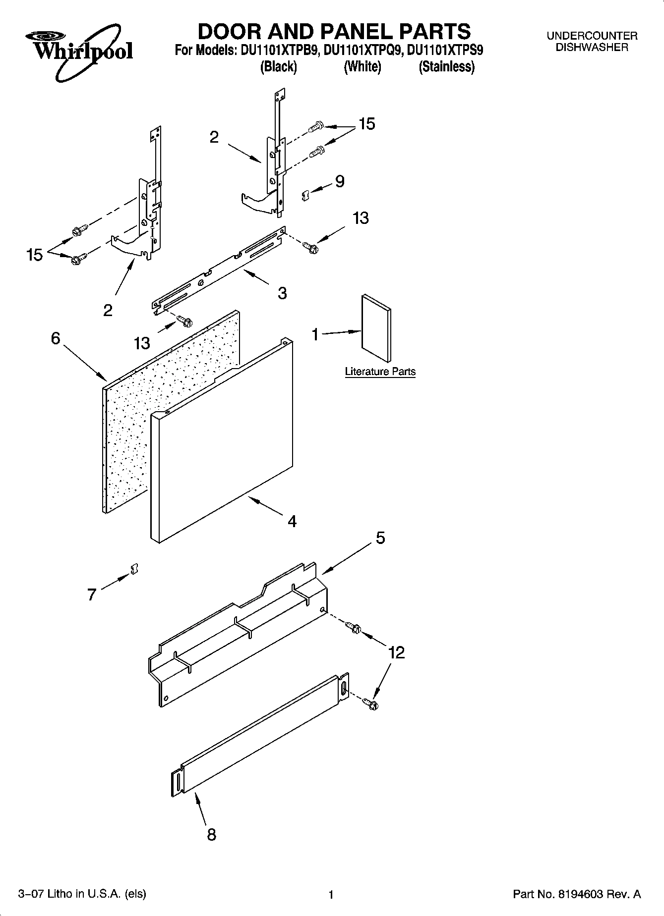 01 - DOOR AND PANEL PARTS