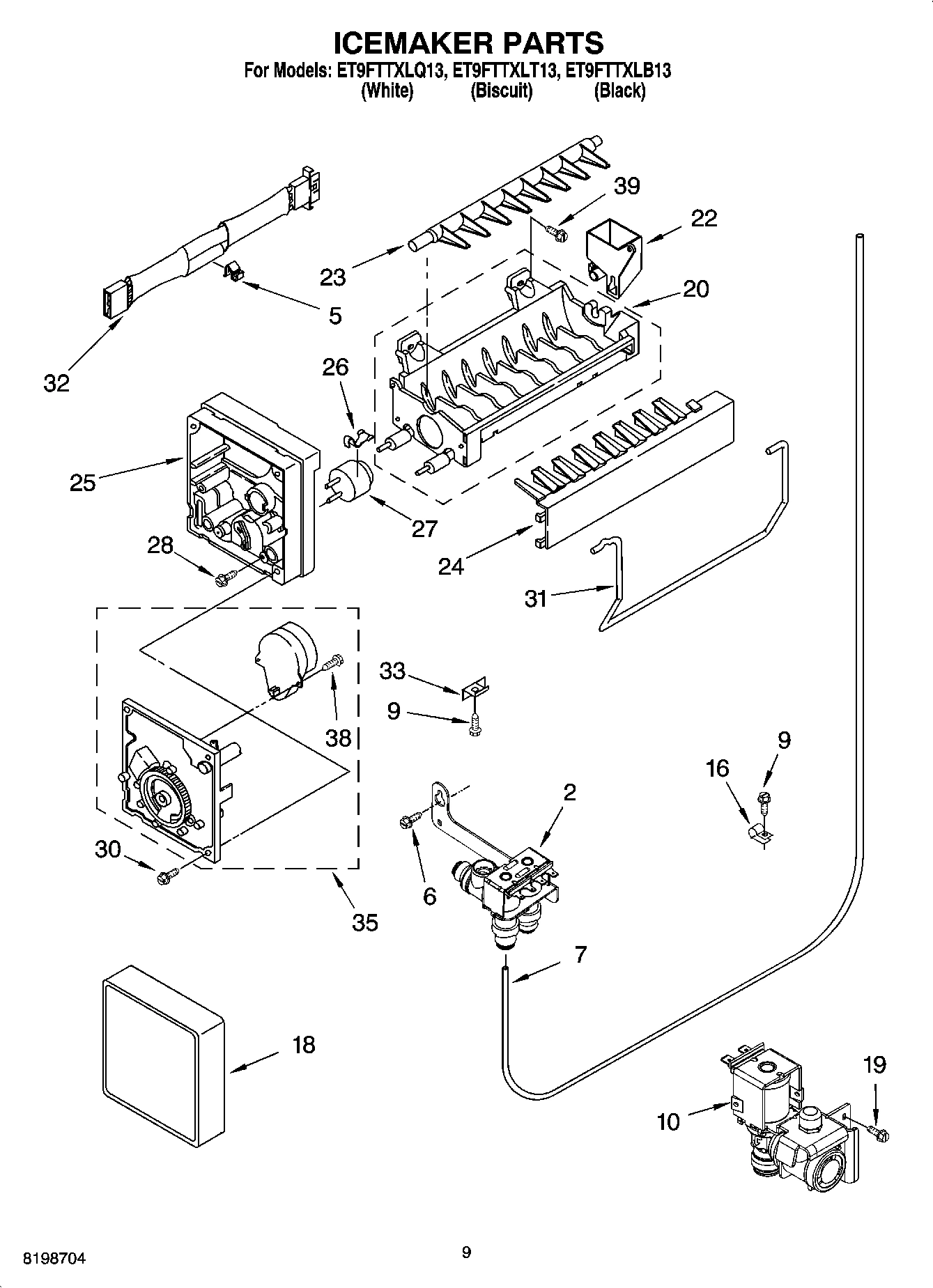 05 - ICEMAKER PARTS