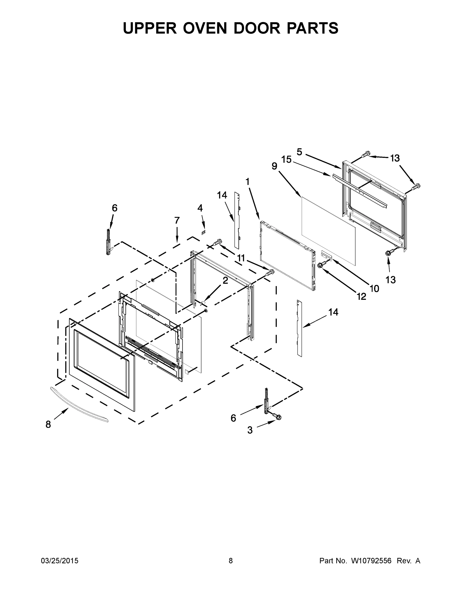 05 - UPPER OVEN DOOR PARTS