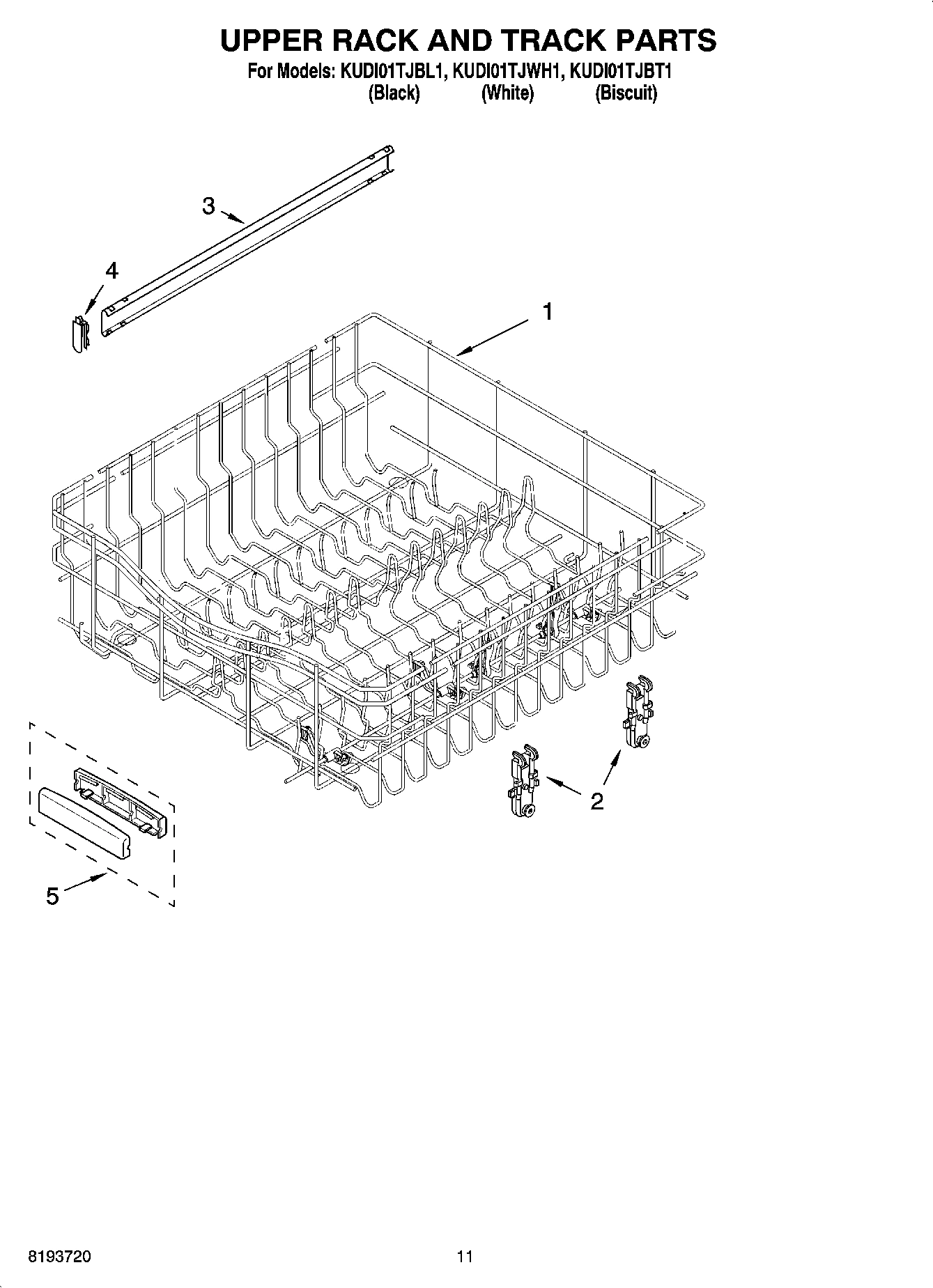 09 - UPPER RACK AND TRACK PARTS