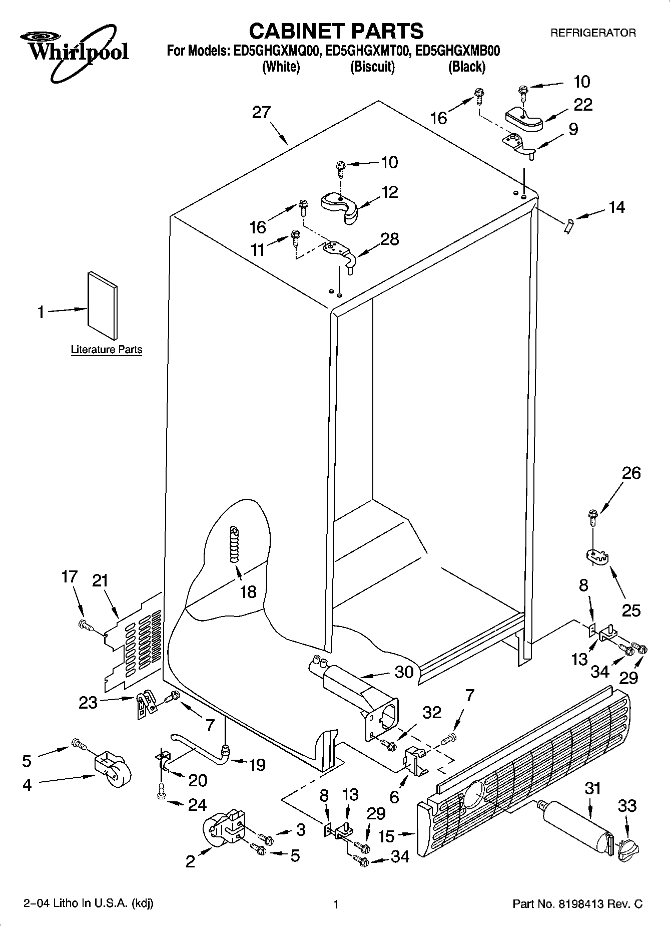 01 - CABINET PARTS