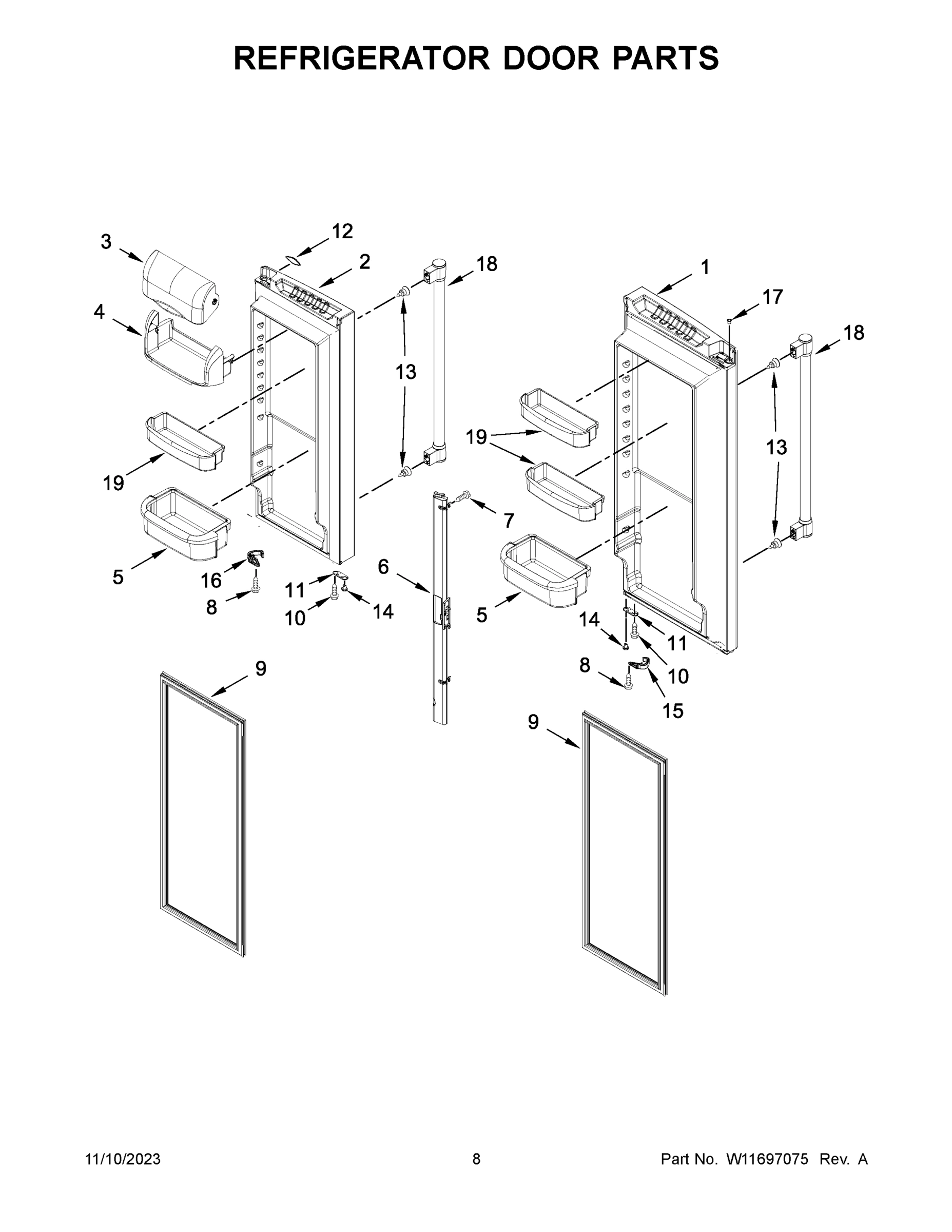 05 - REFRIGERATOR DOOR PARTS