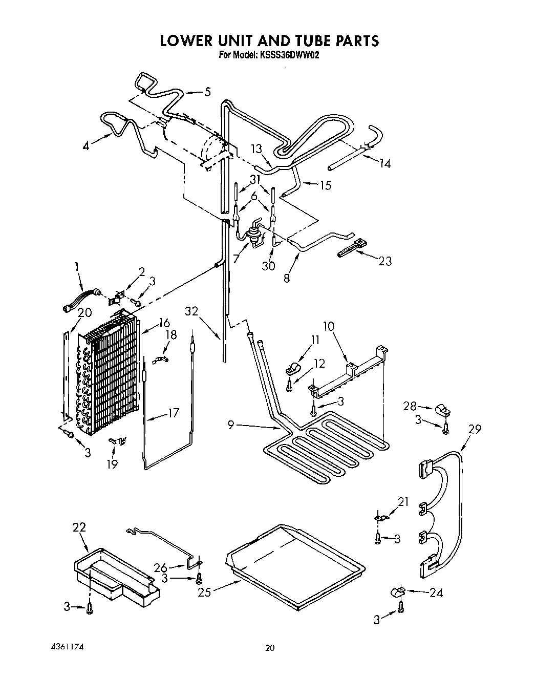 14 - LOWER UNIT AND TUBE