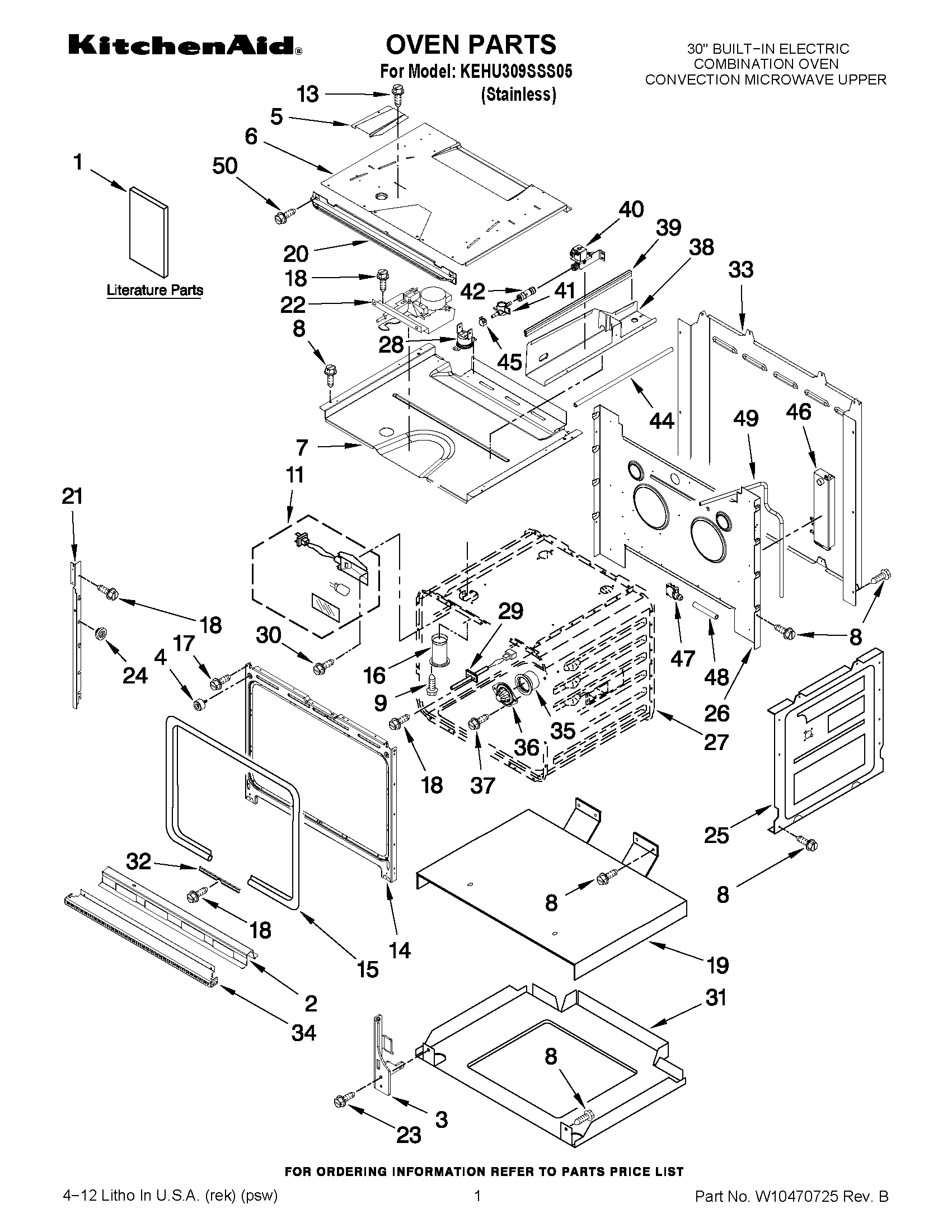 01 - OVEN PARTS