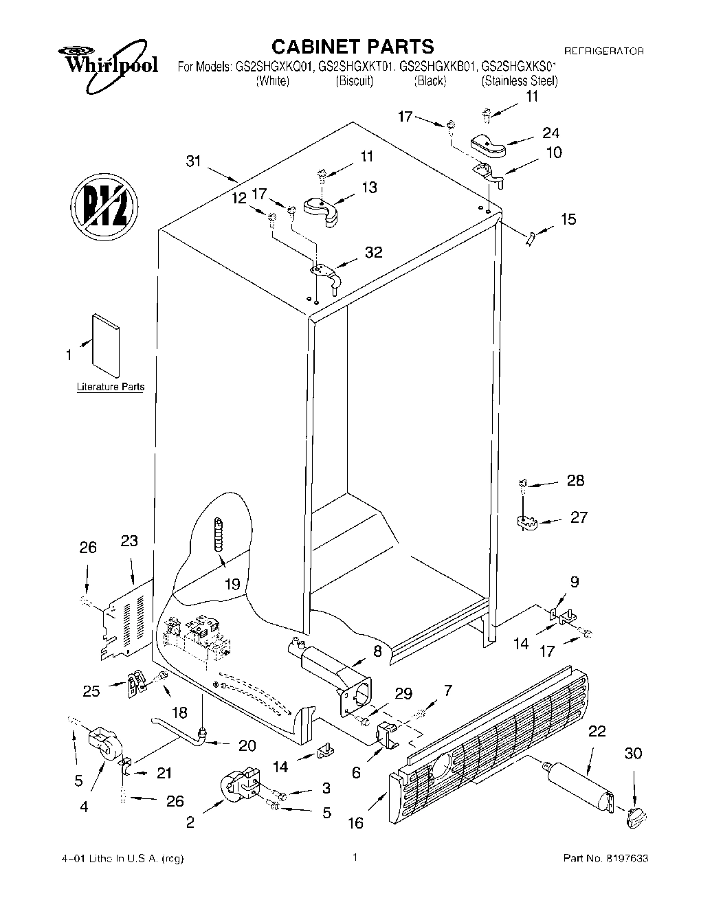 01 - CABINET, LITERATURE