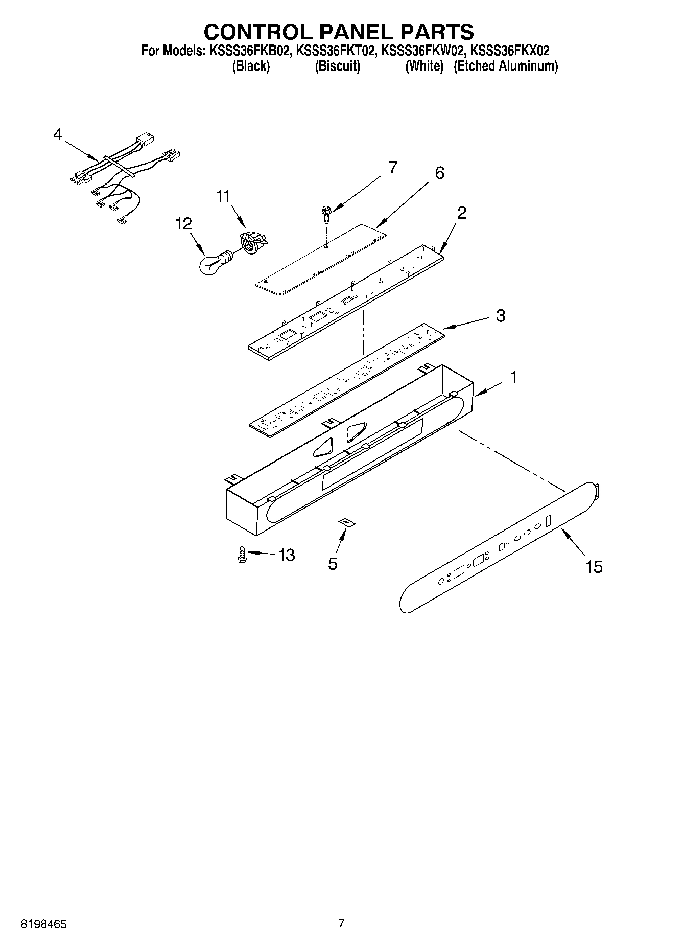 05 - CONTROL PANEL PARTS