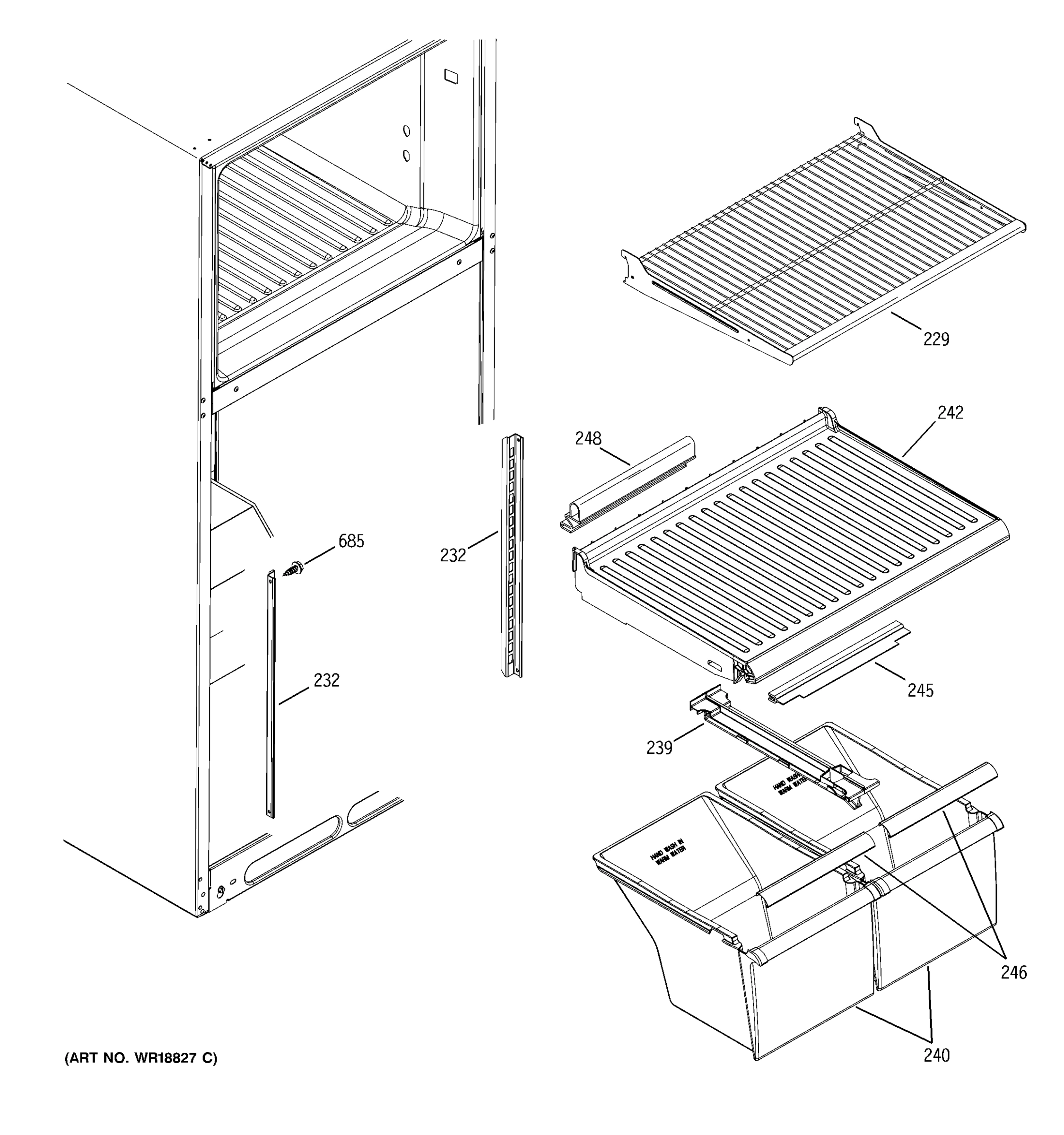 FRESH FOOD SHELVES