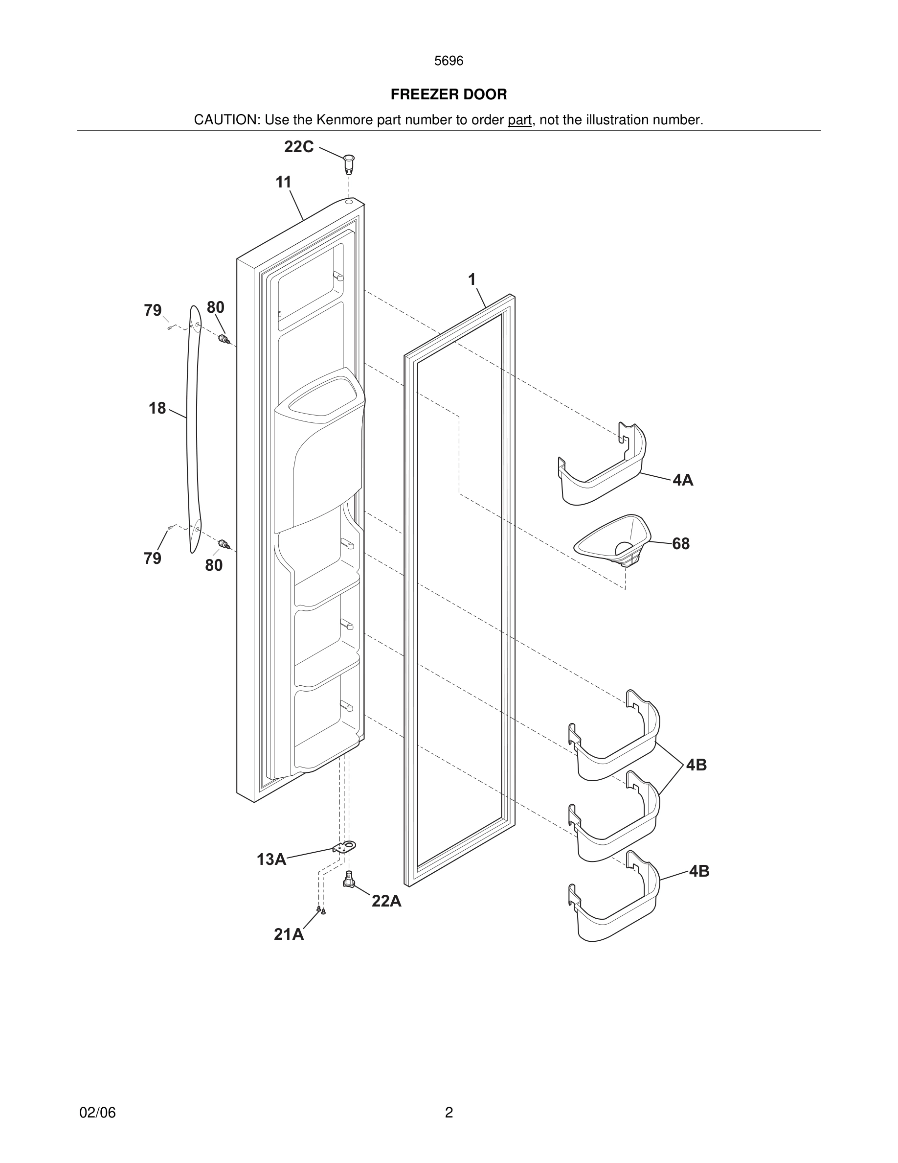 03 - FREEZER DOOR