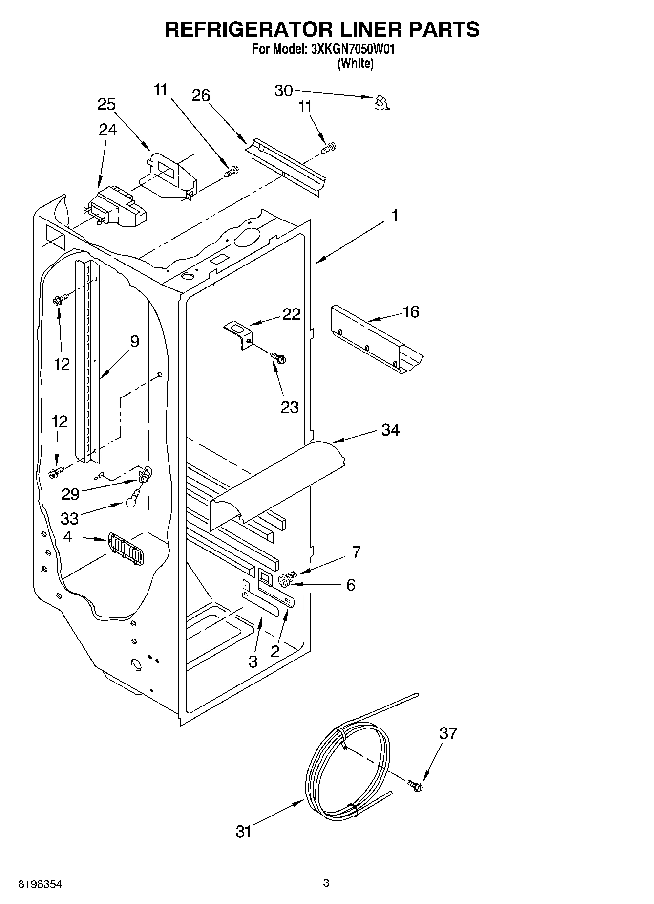02 - REFRIGERATOR LINER