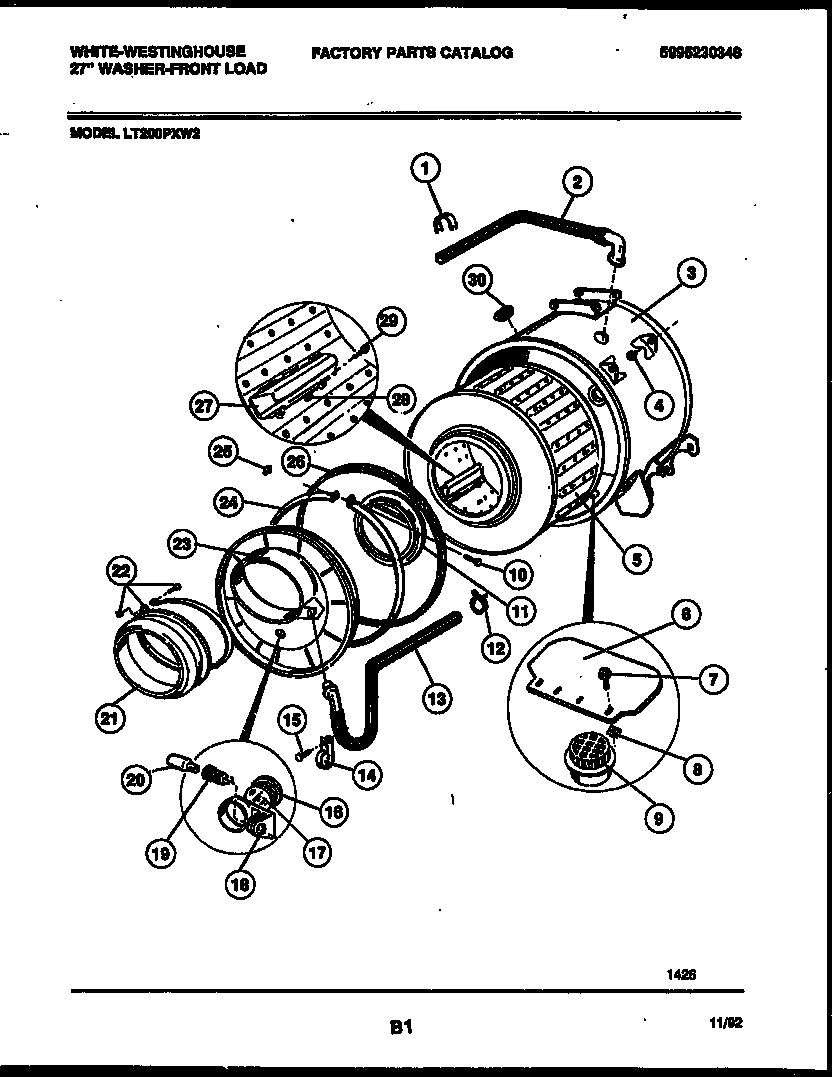 04 - TUB AND COMPONENTS