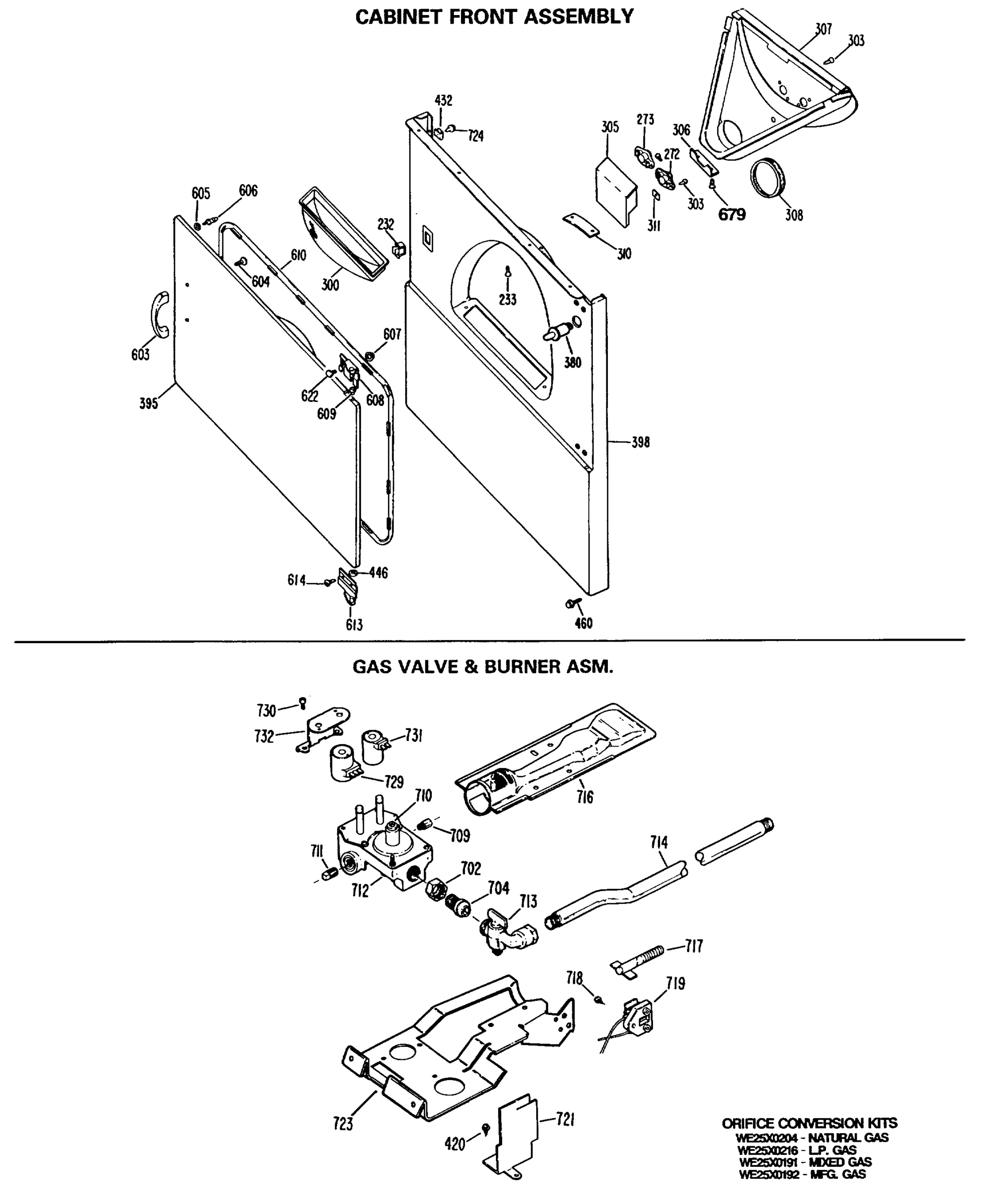 CABINET FRONT ASSEMBLY