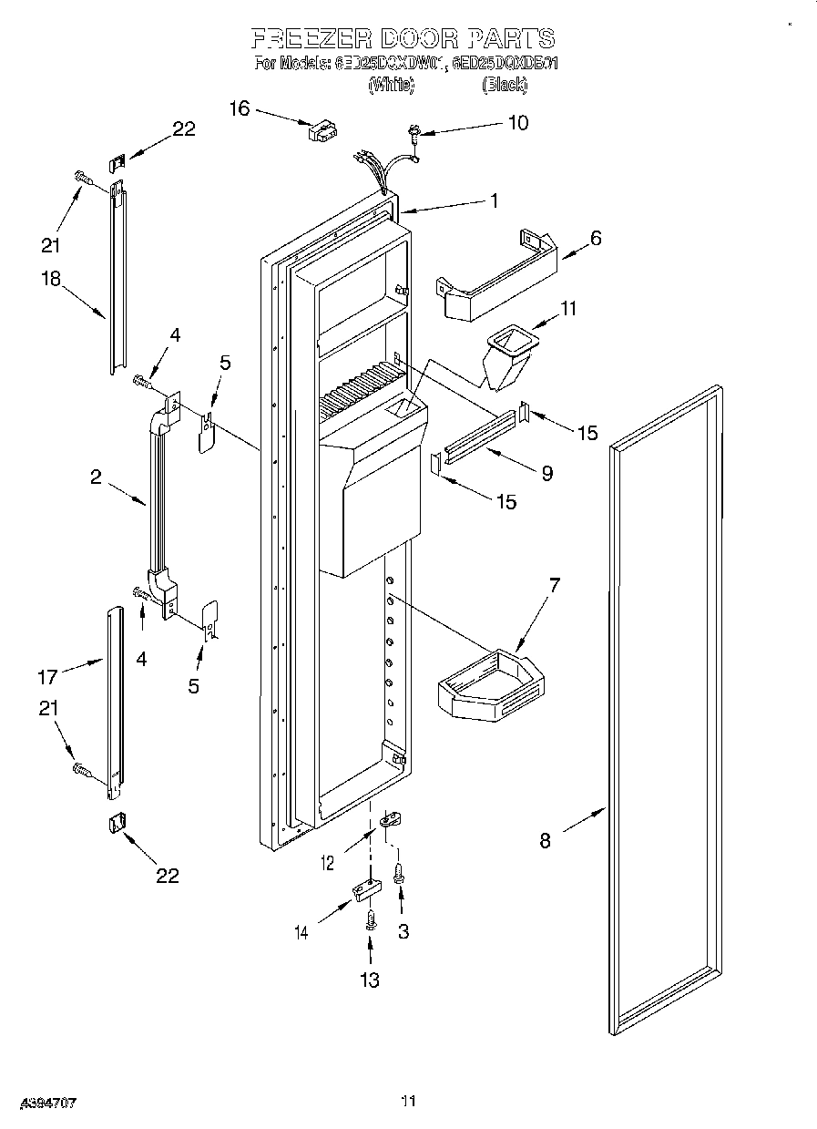 07 - FREEZER DOOR
