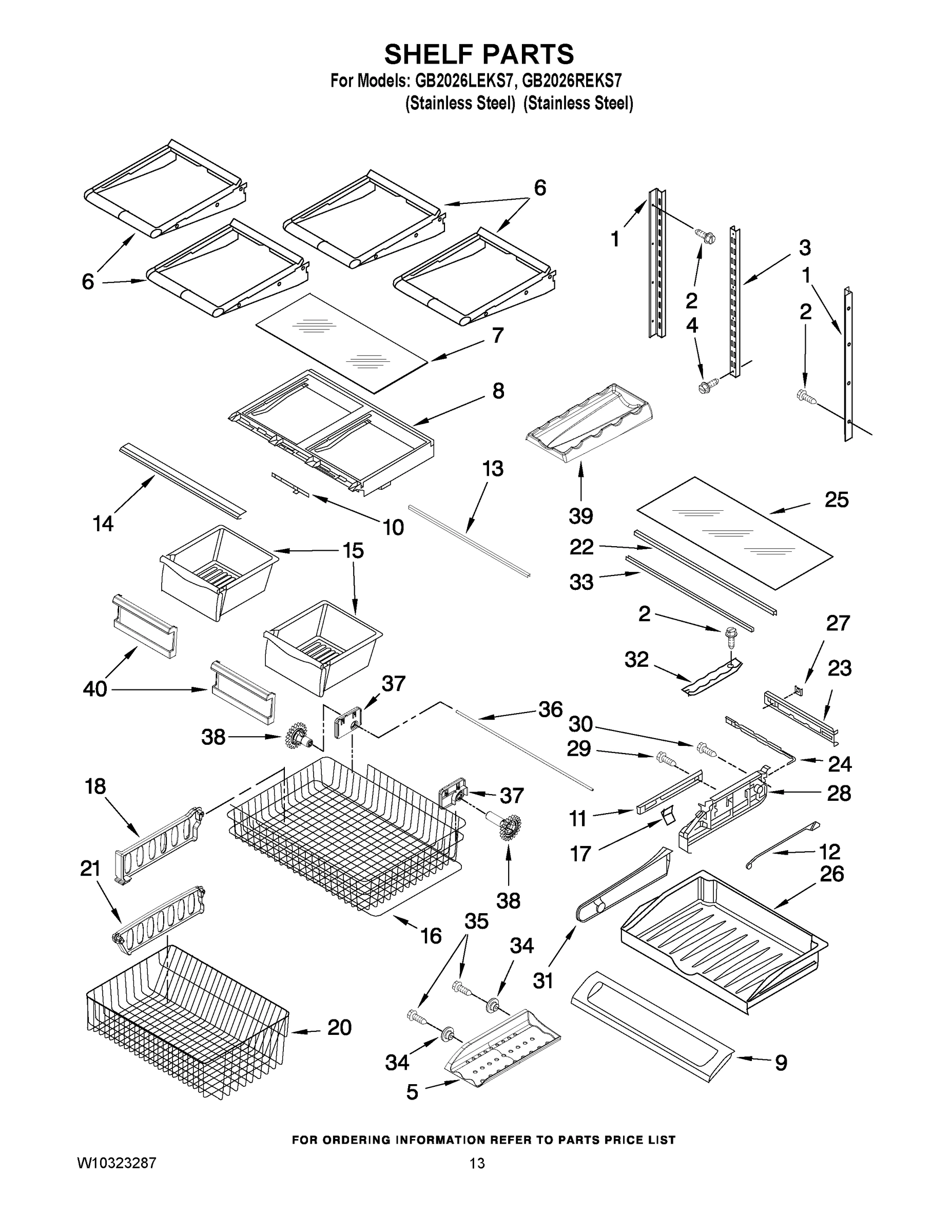 07 - SHELF PARTS