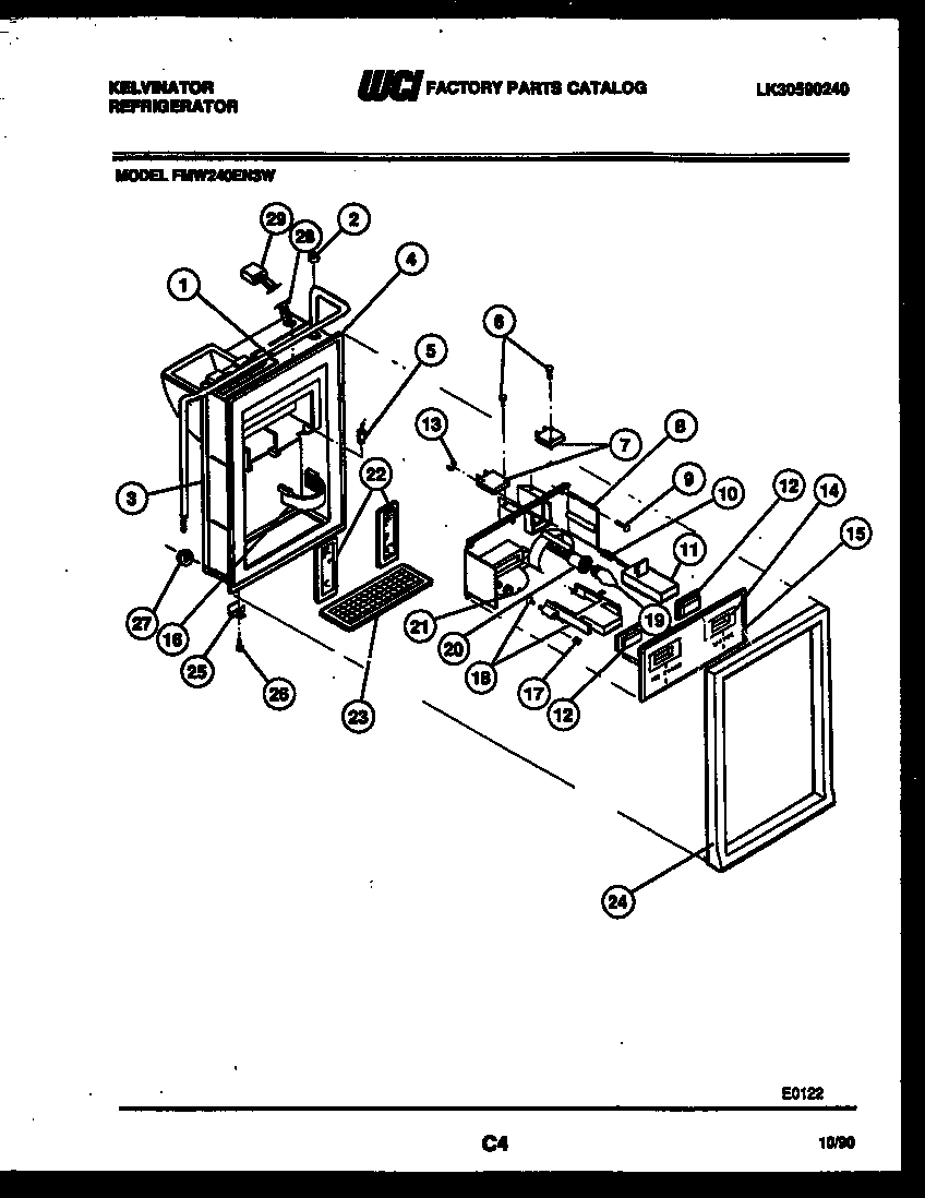 07 - ICE DOOR, DISPENSER AND WATER TANK