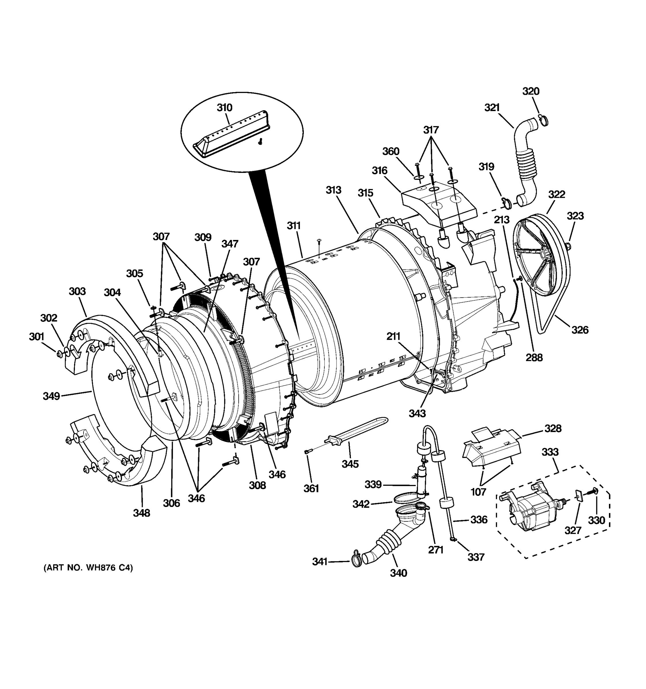 TUB & MOTOR