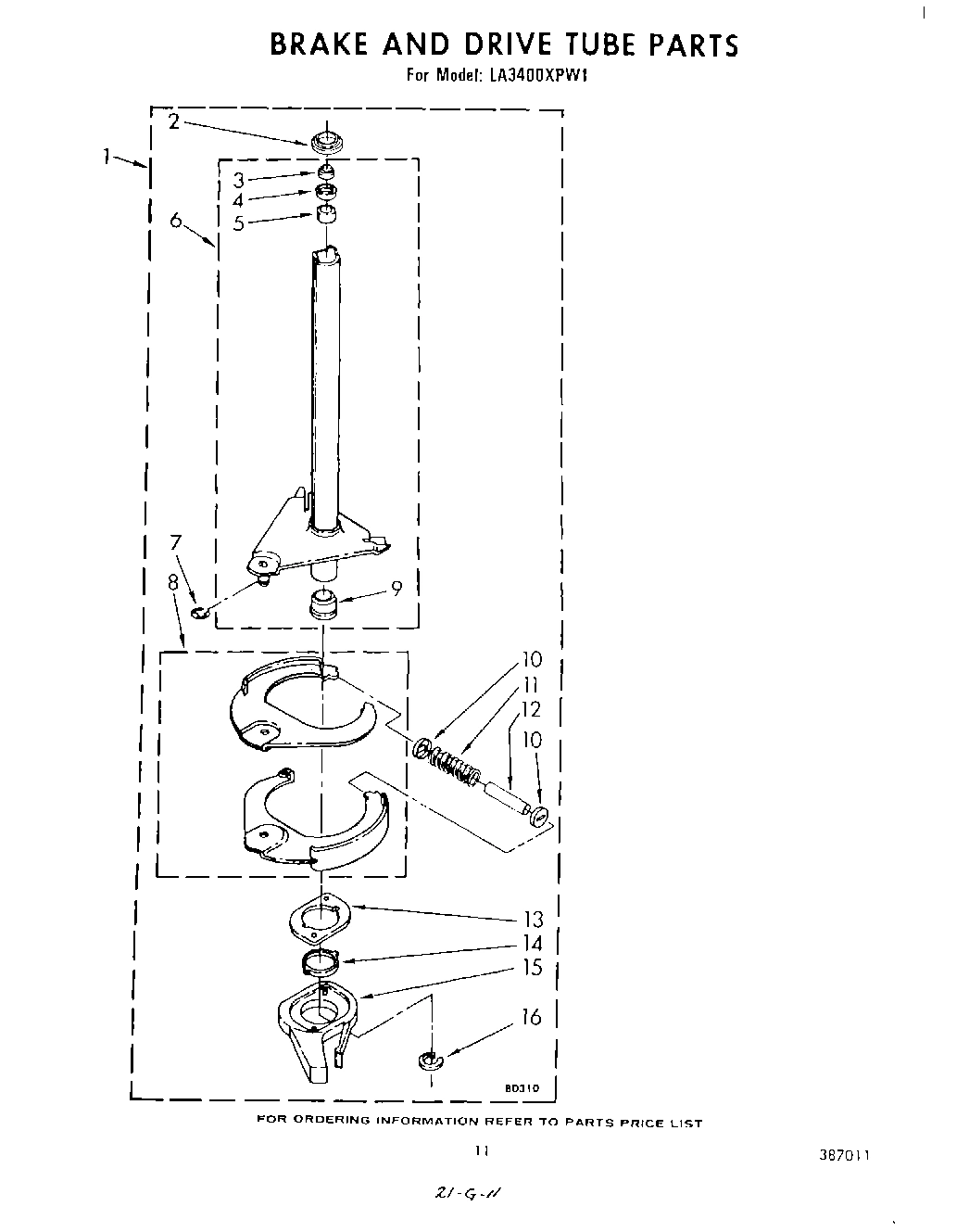09 - BRAKE AND DRIVE TUBE