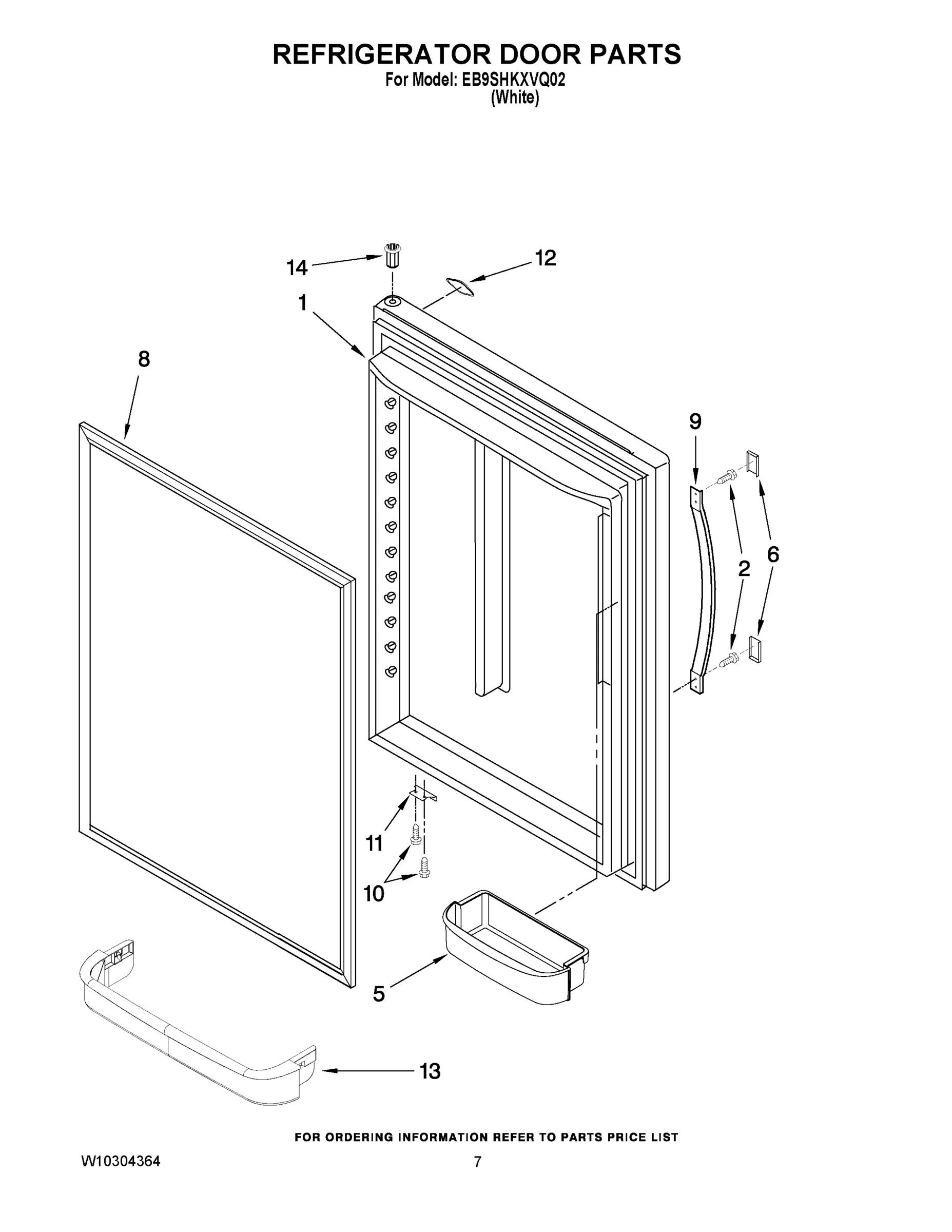 04 - REFRIGERATOR DOOR PARTS