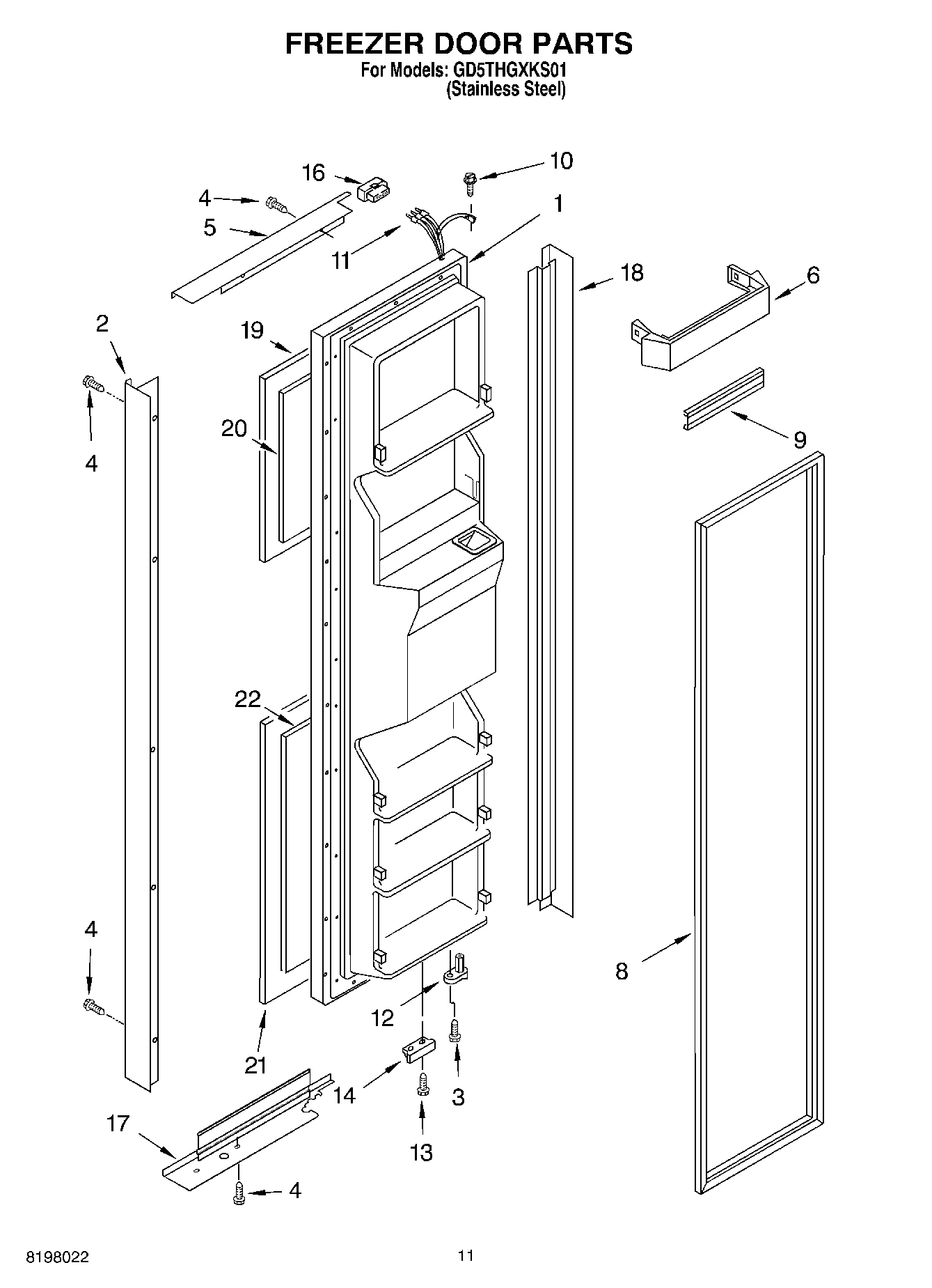 07 - FREEZER DOOR