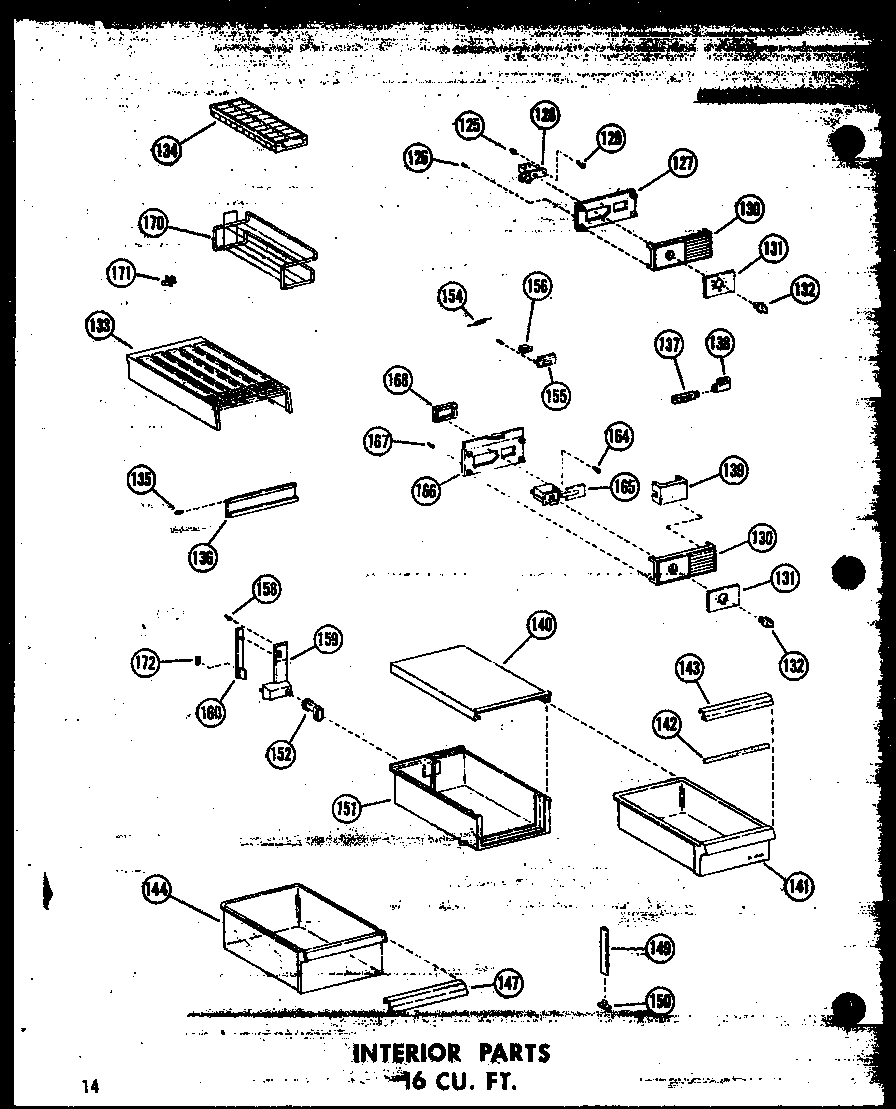 05 - INTERIOR PARTS 16 CU. FT.
