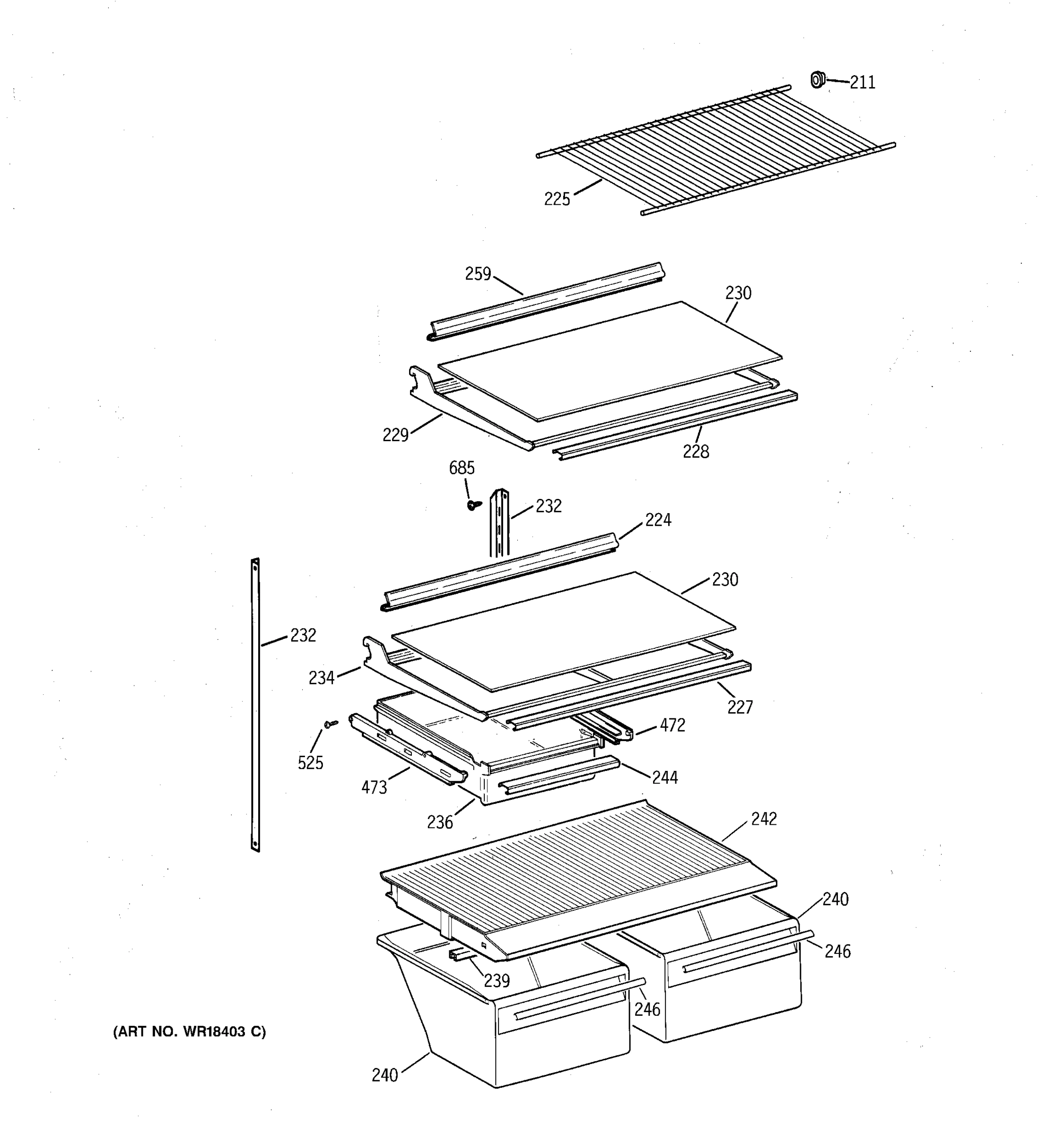 SHELF PARTS