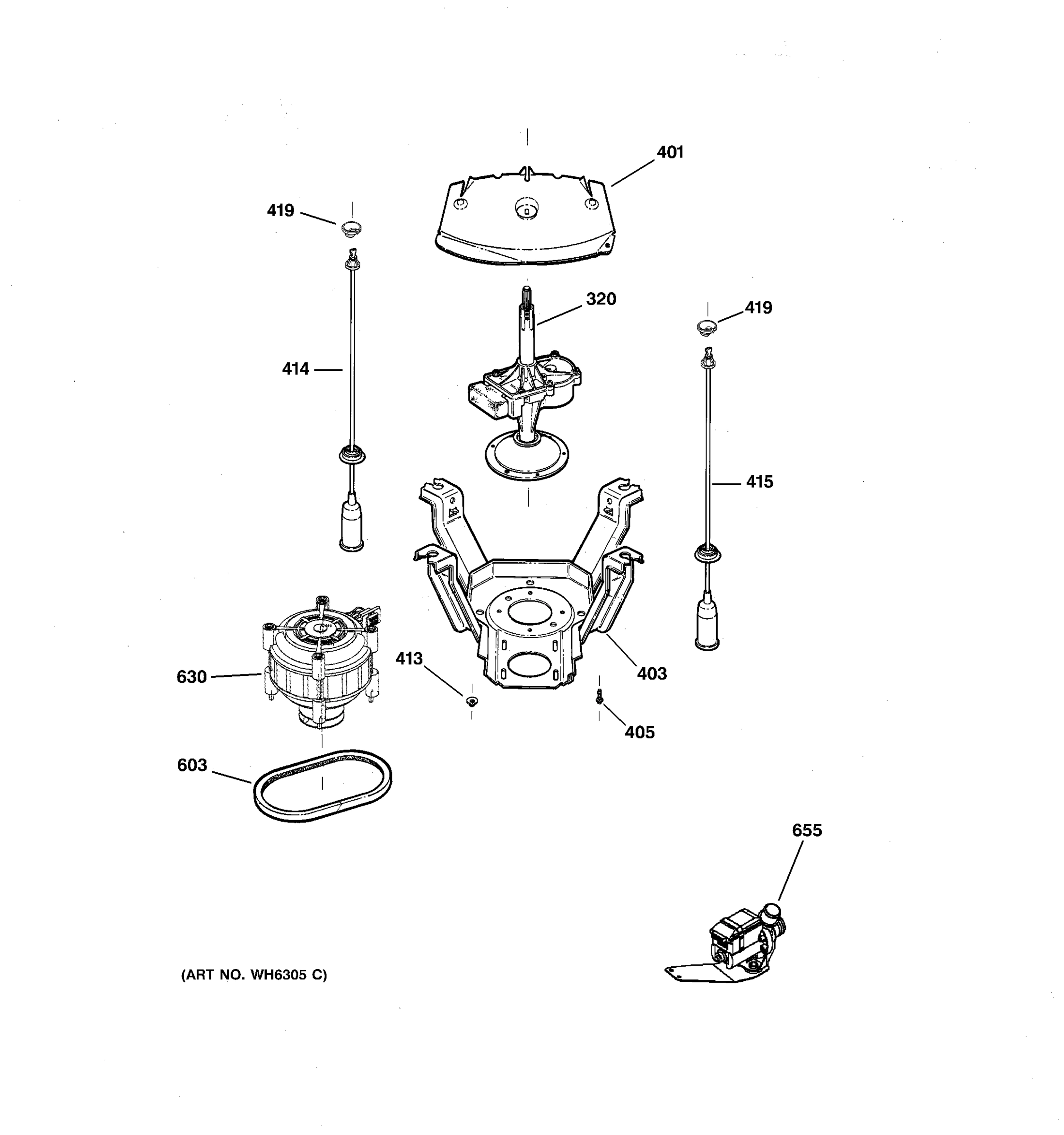 SUSPENSION, PUMP & DRIVE COMPONENTS