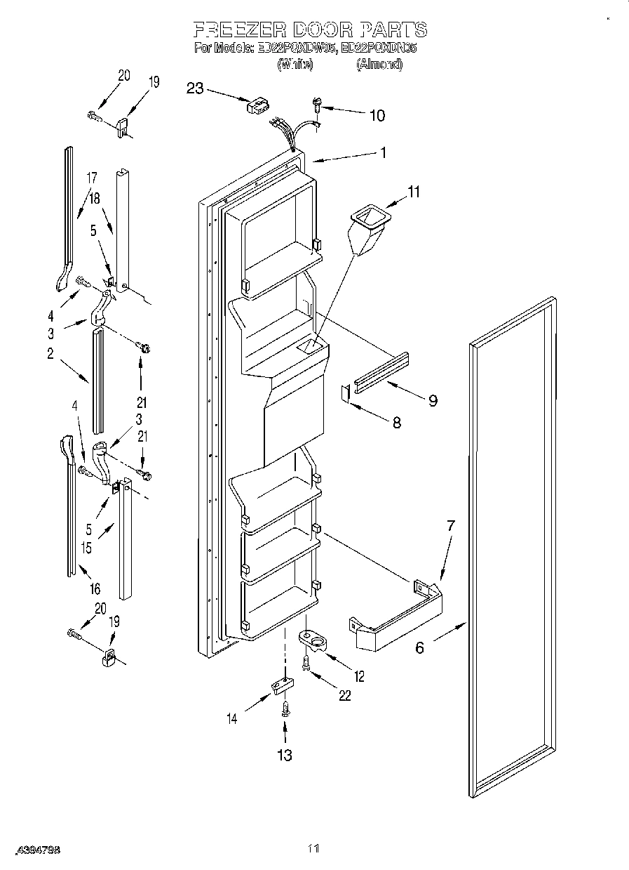 08 - FREEZER DOOR