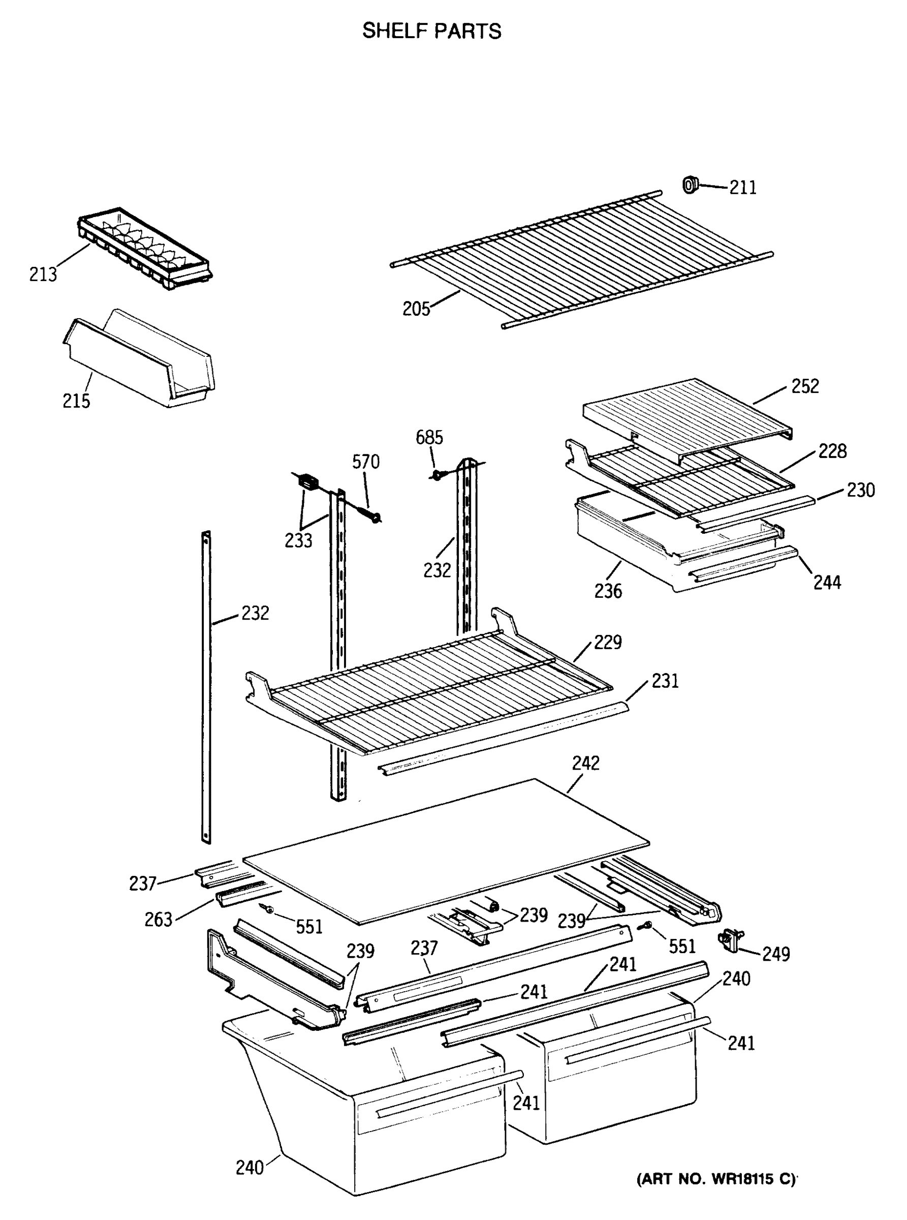 SHELF PARTS