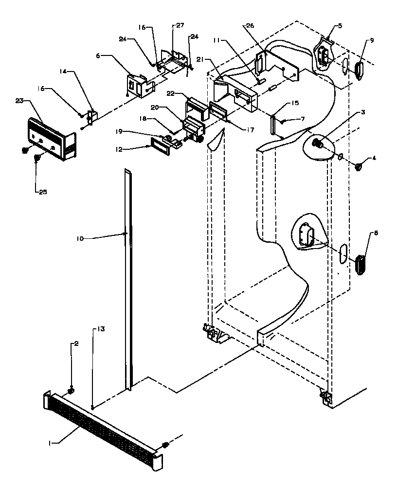 12 - REF/FZ CONTROLS AND CABINET PARTS