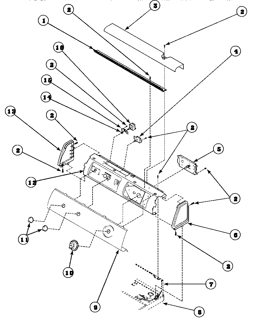 05 - GRAPHIC PANEL, CONTROL HOOD AND CONTROLS