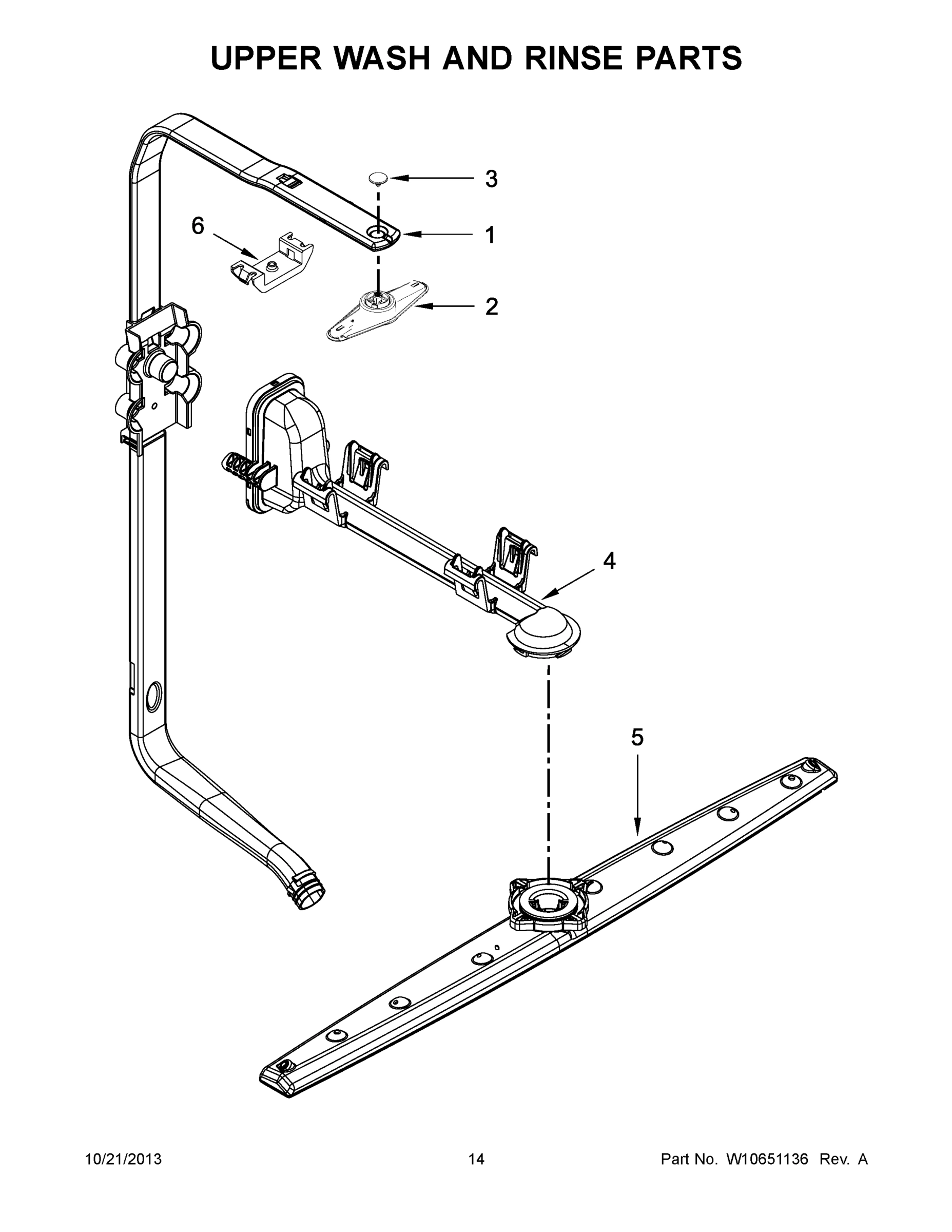 08 - UPPER WASH AND RINSE PARTS
