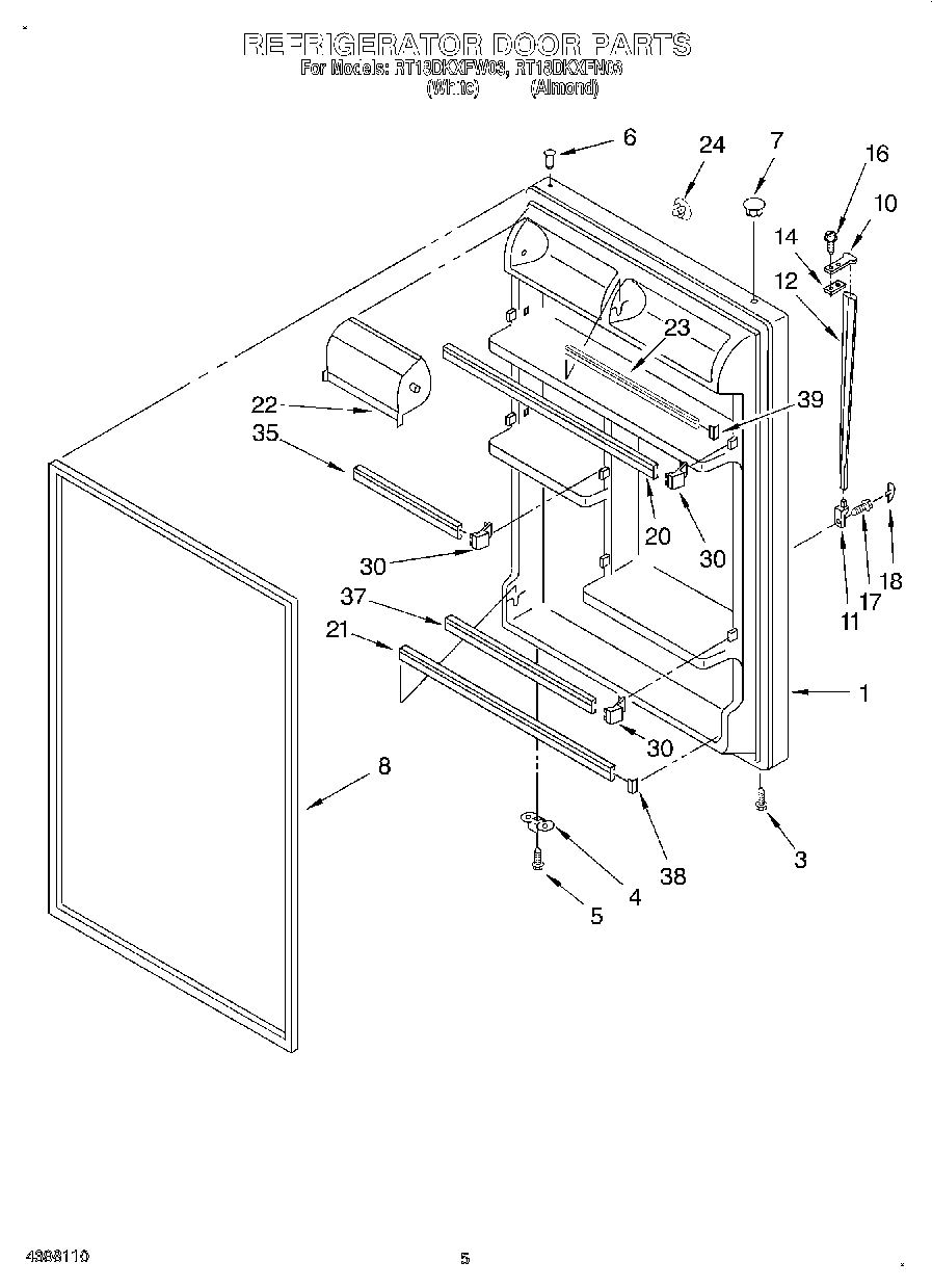 04 - REFRIGERATOR DOOR