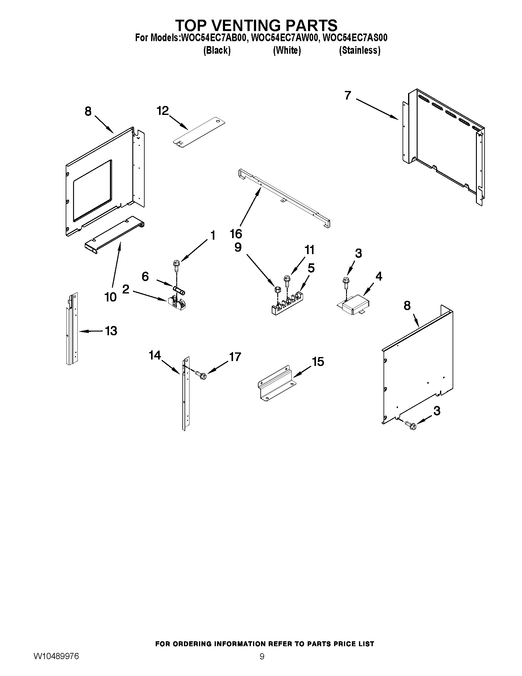 07 - TOP VENTING PARTS